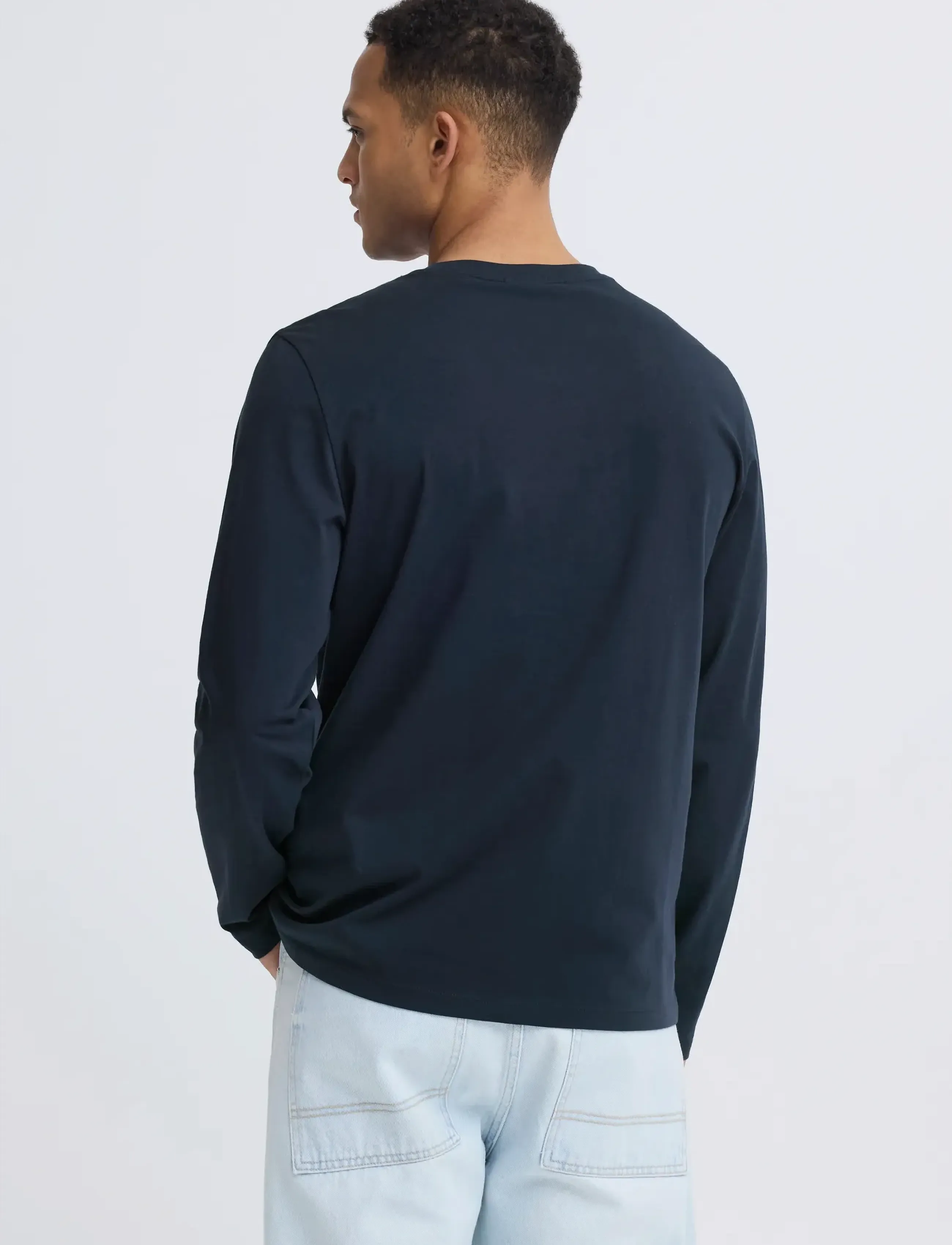 Blend - BHKEMUEL GRAPHIC L/S TEE - långärmade t-shirts - salute - 3