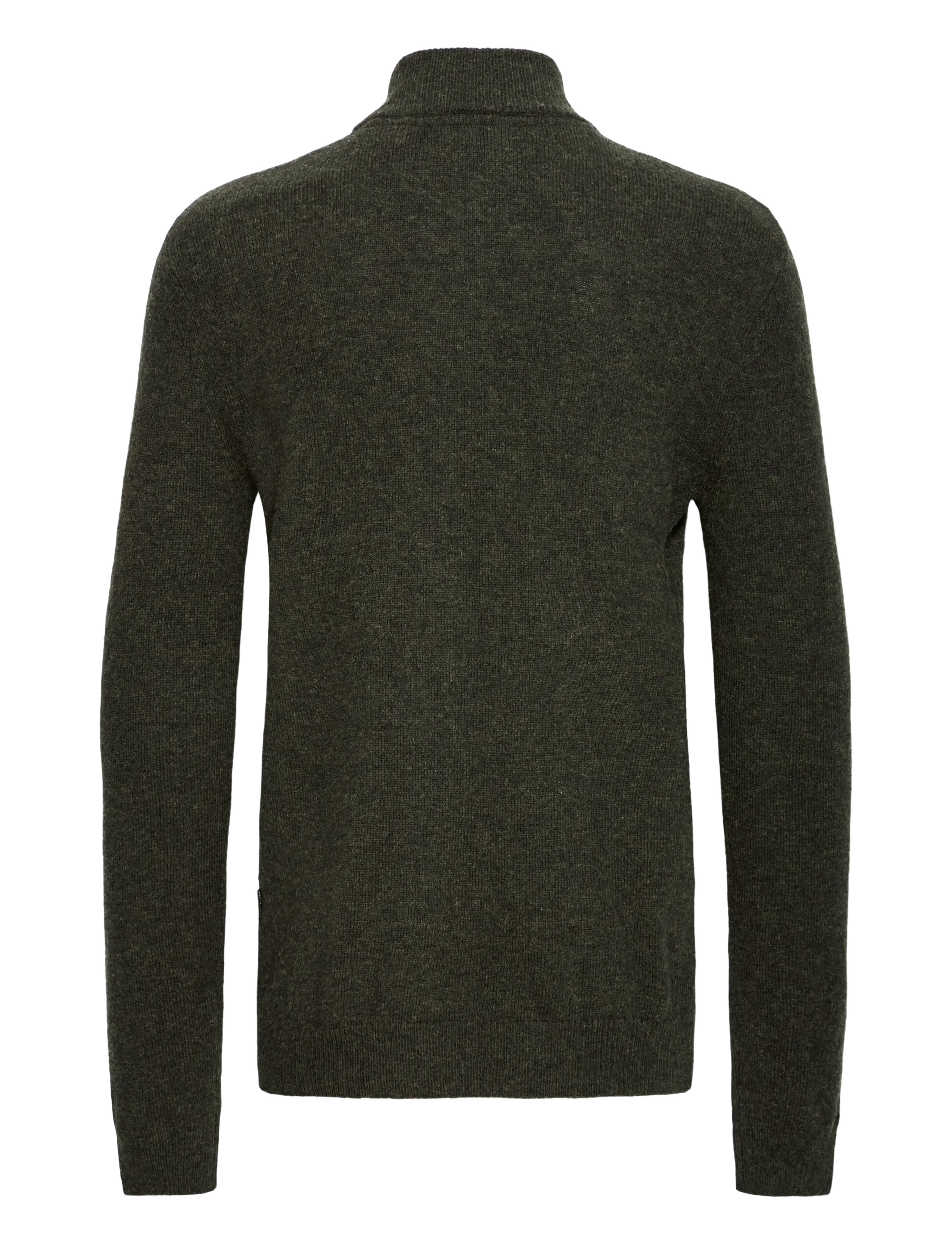 Blend - BHBRANKO HALFZIPP KNIT NOOS - half zip-tröjor - deep depths melange - 2