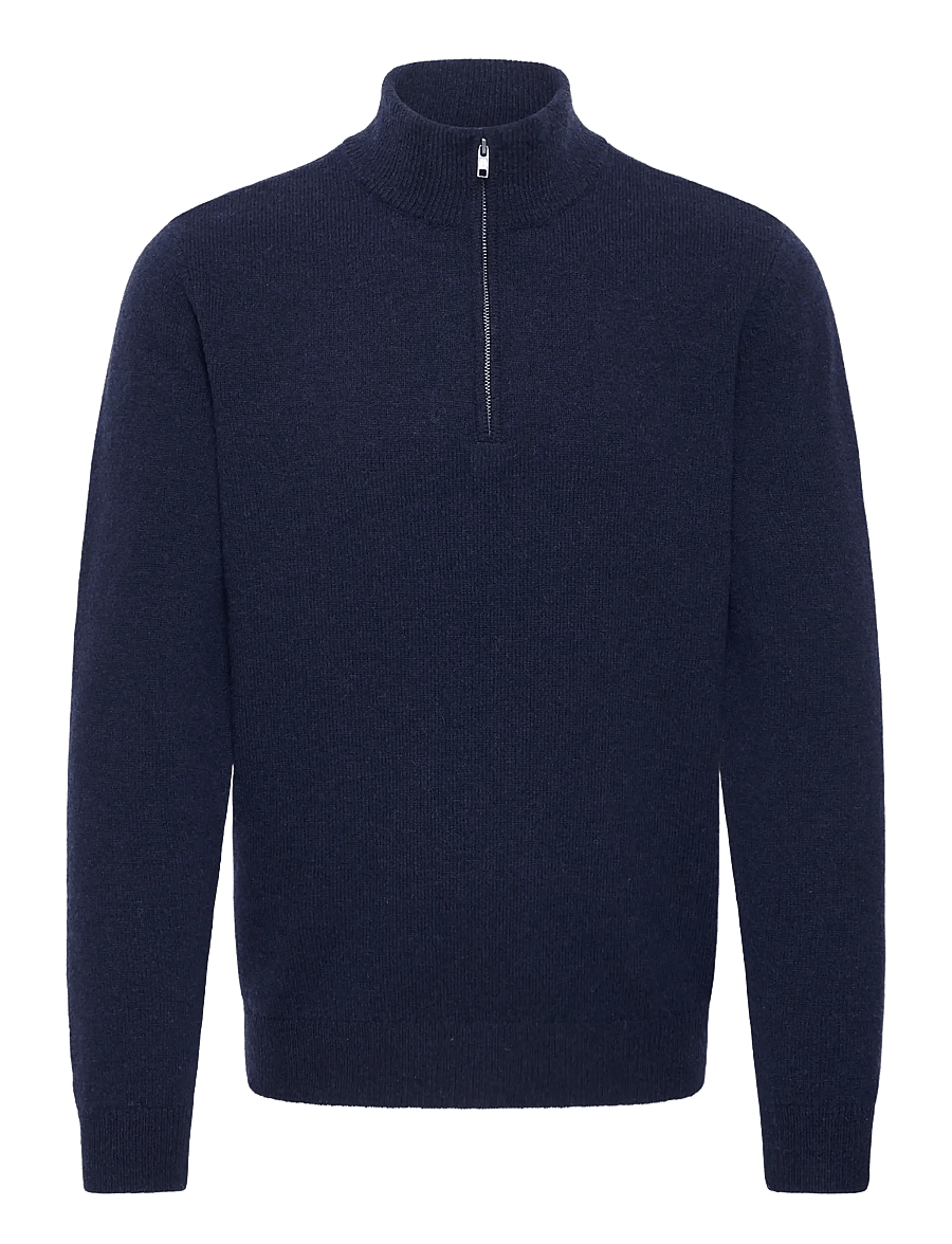 Blend - BHBRANKO HALFZIPP KNIT NOOS - pullover mit halbem reißverschluss - salute melange - 1