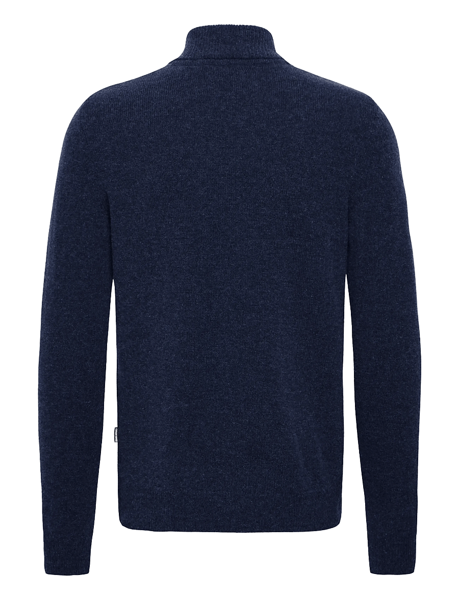 Blend - BHBRANKO HALFZIPP KNIT NOOS - half zip-tröjor - salute melange - 2