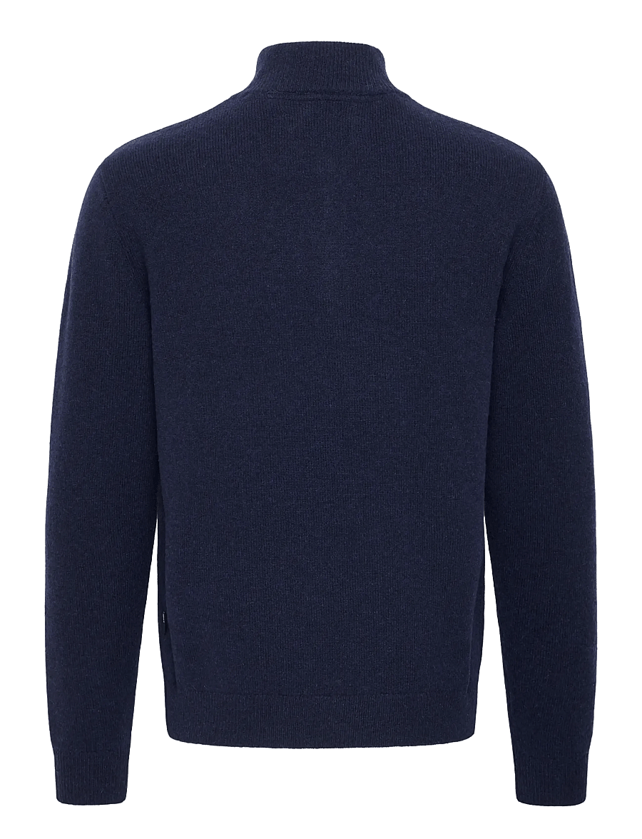 Blend - BHBRANKO HALFZIPP KNIT NOOS - pullover mit halbem reißverschluss - salute melange - 2