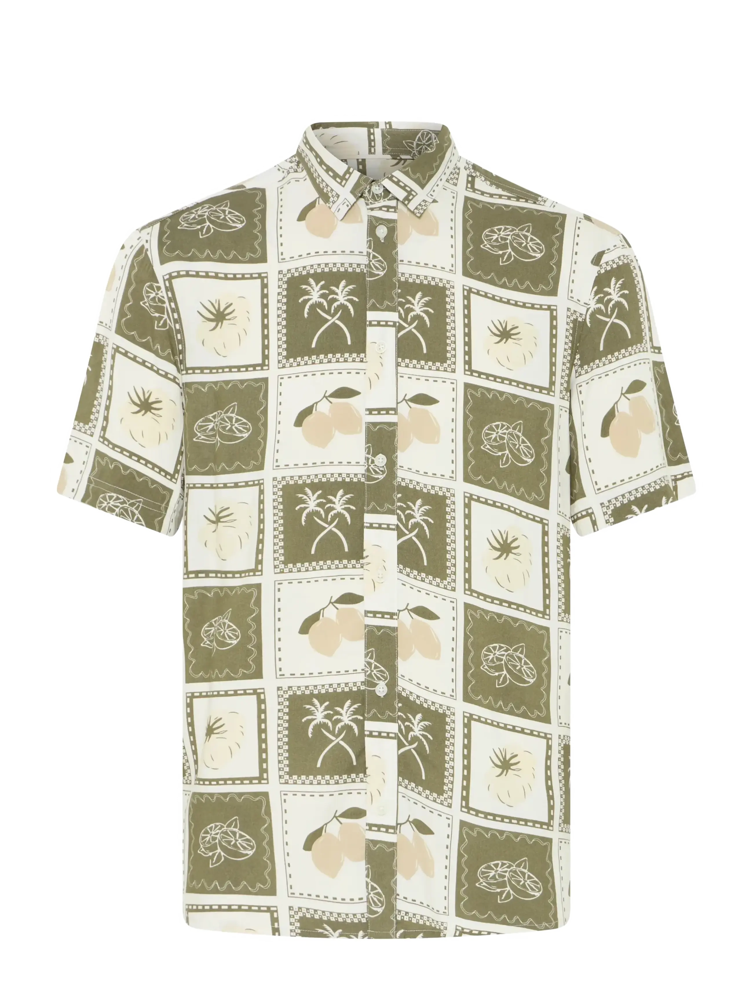 BLEND Bharan Shirt Khaki - XL - Herren