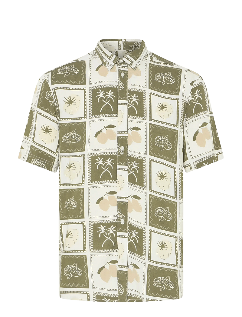 Blend - BHARAN SHIRT - mønstrede skjorter - dusty olive - 1