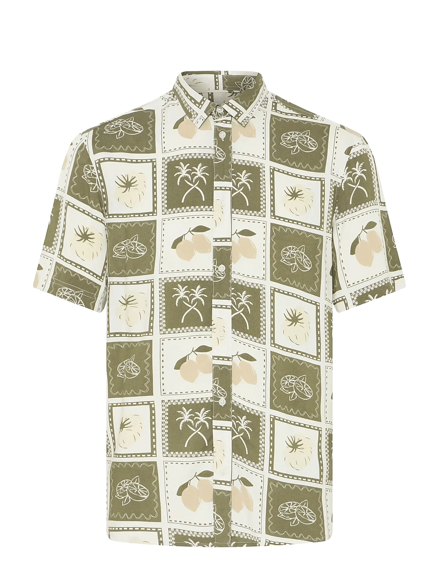 Blend - BHARAN SHIRT - mønstrede skjorter - dusty olive - 1