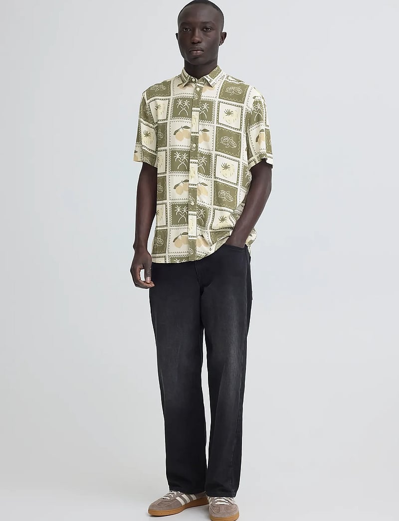 Blend - BHARAN SHIRT - mønstrede skjorter - dusty olive - 0