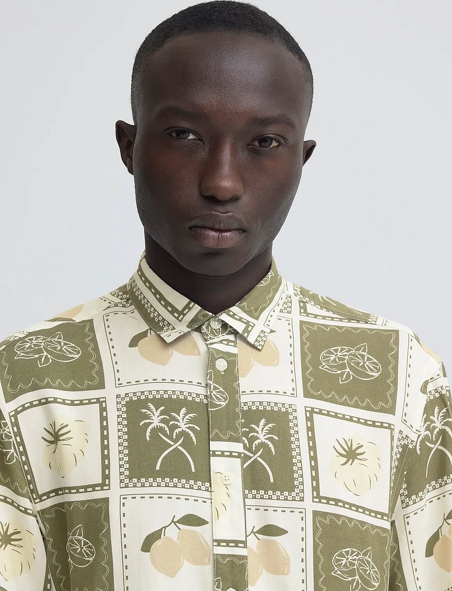 Blend - BHARAN SHIRT - mønstrede skjorter - dusty olive - 4