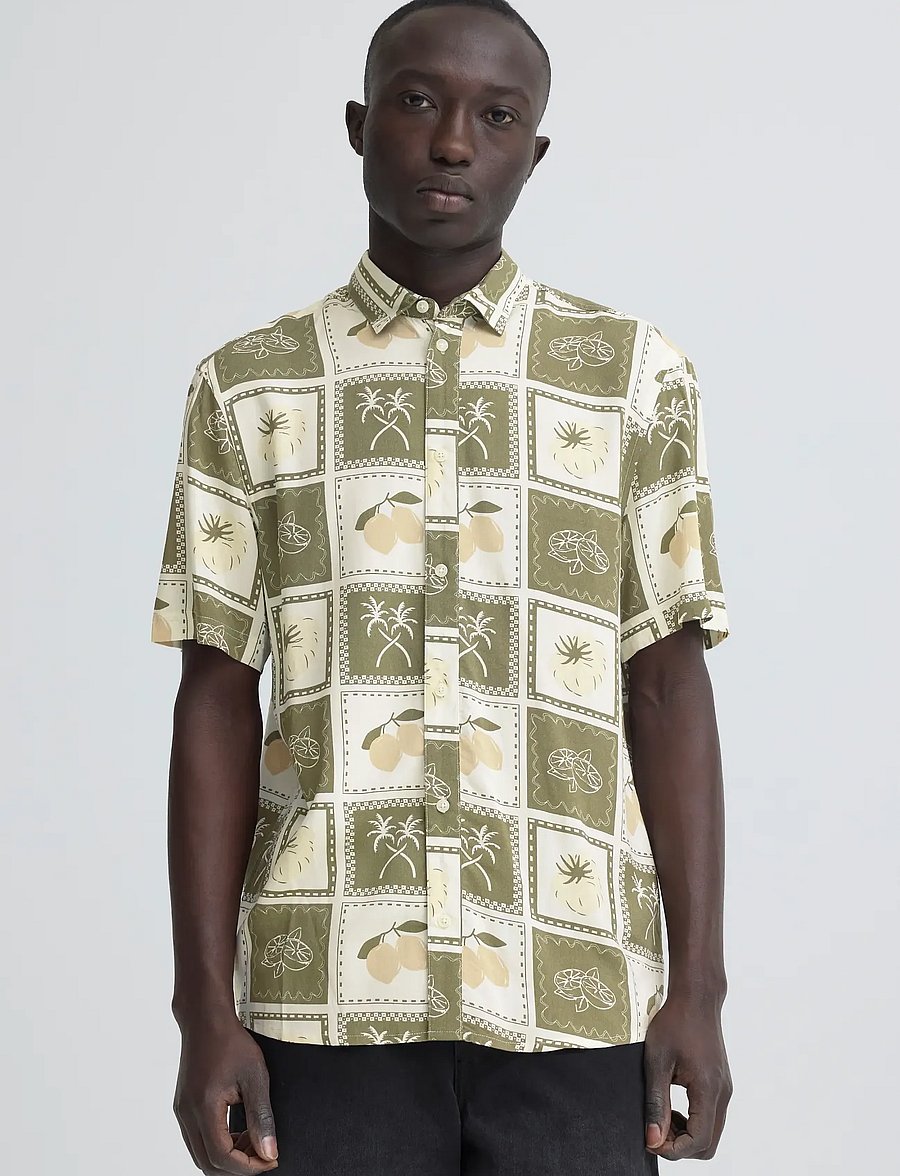 Blend - BHARAN SHIRT - mønstrede skjorter - dusty olive - 5