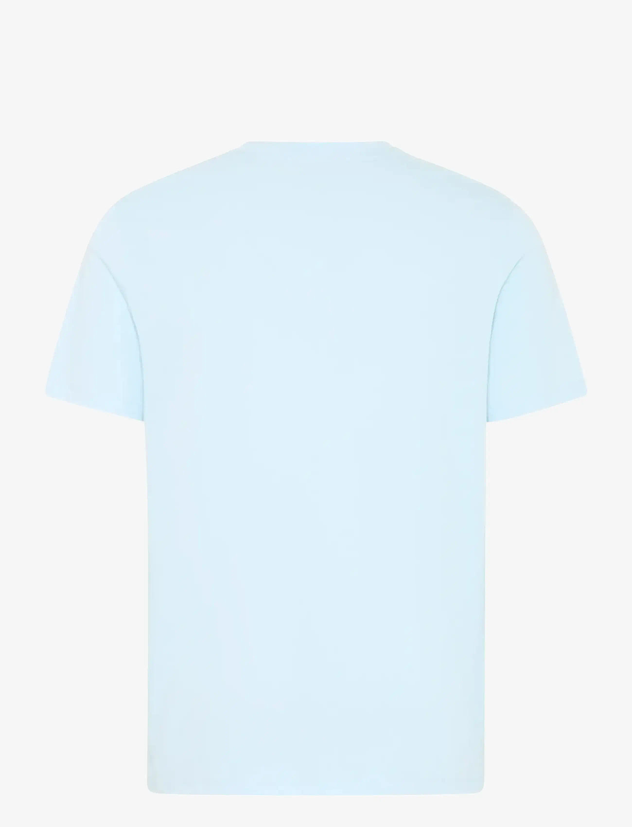 Blend - BHKAMIL EMB S/S TEE - kortærmede t-shirts - blue frost - 2