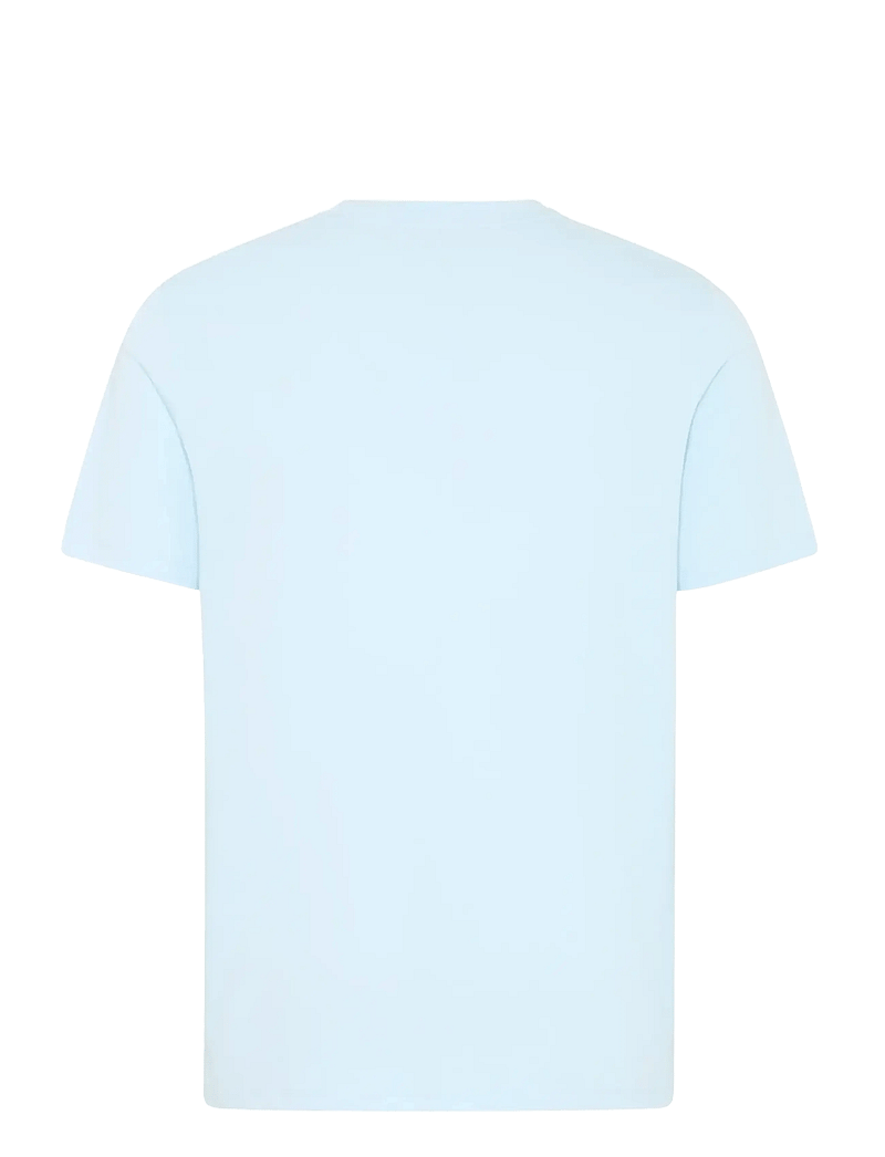 Blend - BHKAMIL EMB S/S TEE - kurzärmelig - blue frost - 2