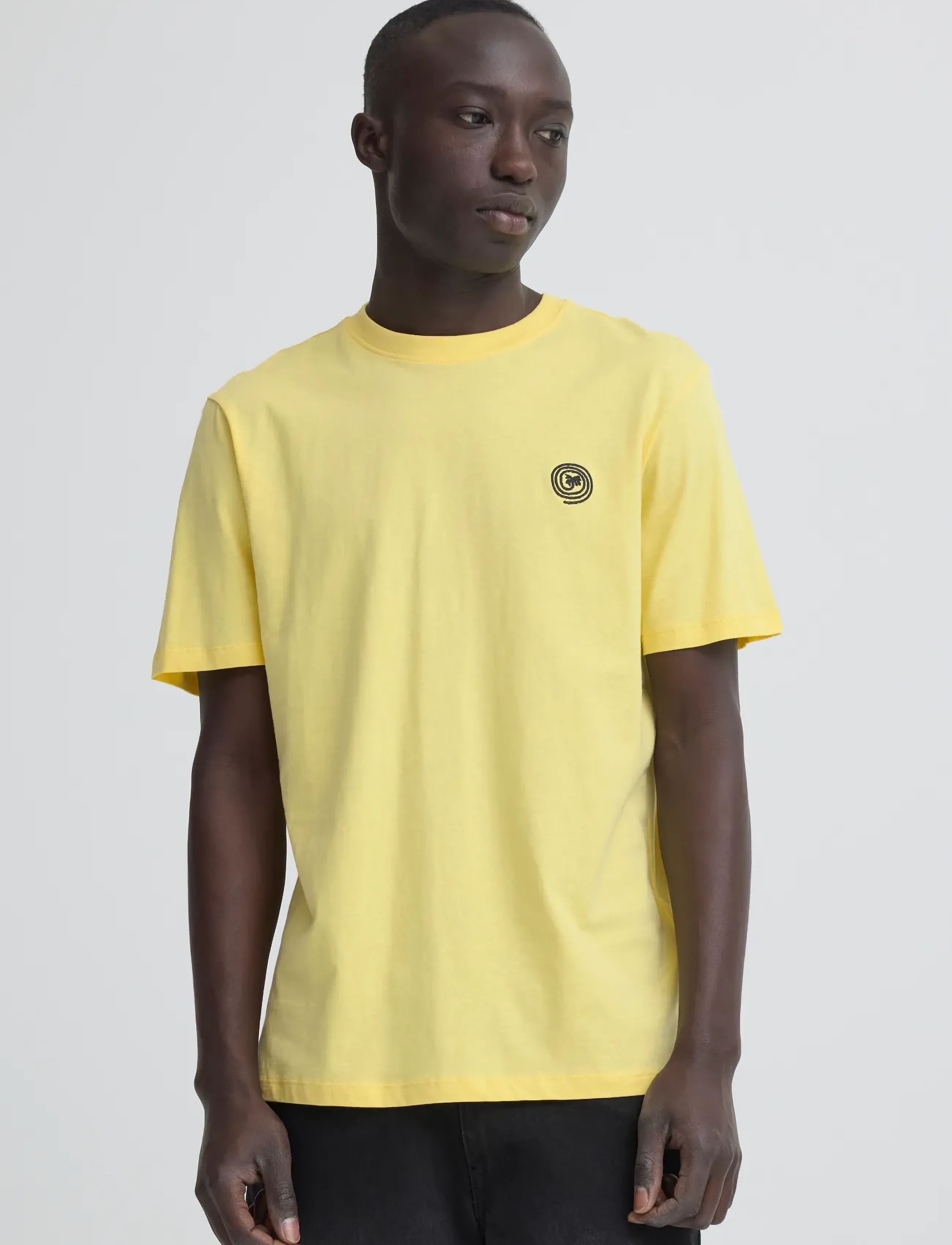 Blend - BHKAMIL EMB S/S TEE - madalaimad hinnad - lemon meringue - 5