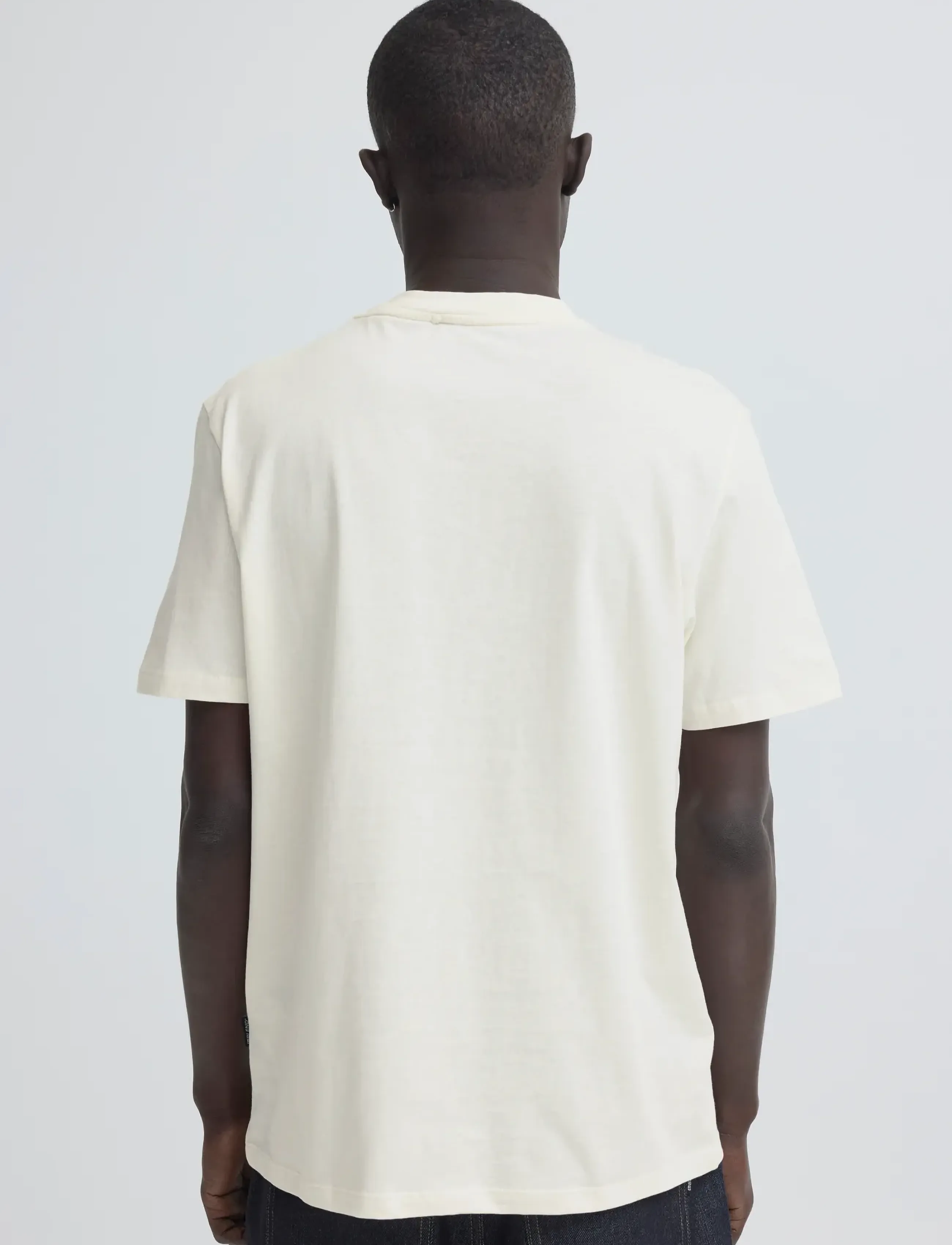 Blend - BHKAMIL EMB S/S TEE - laveste priser - vanilla ice - 3