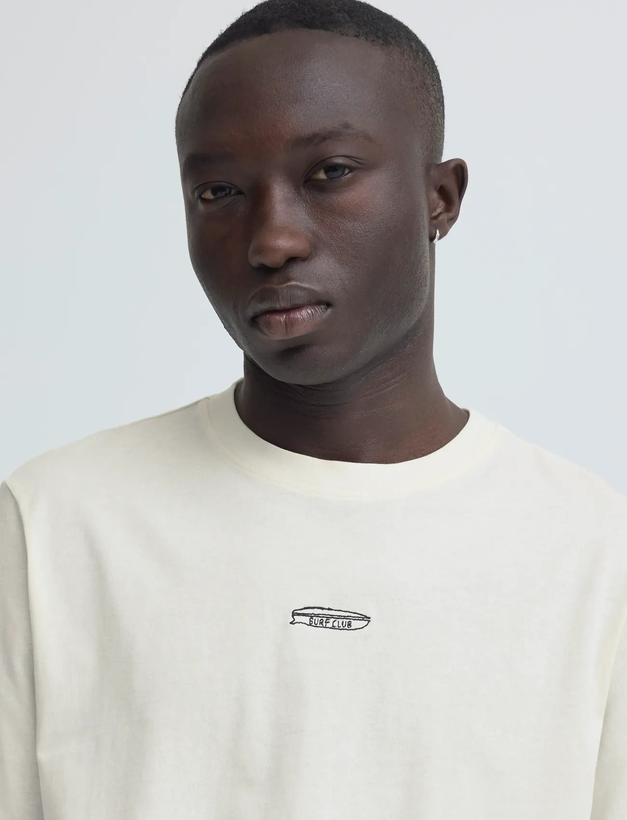 Blend - BHKAMIL EMB S/S TEE - laveste priser - vanilla ice - 4