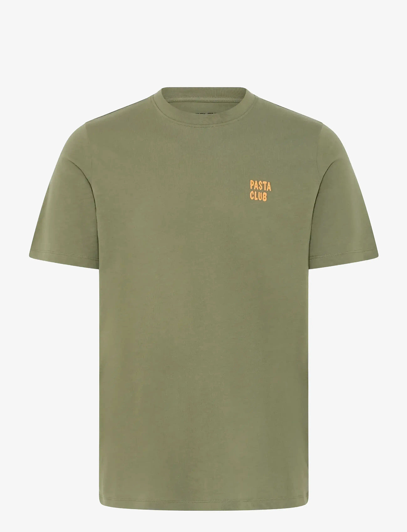 Blend - BHKAAN EMB S/S TEE - lühikeste varrukatega t-särgid - dusty olive - 1