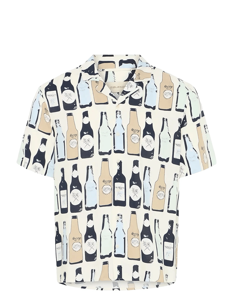 Blend - BHANVAR SHIRT - gemusterte hemden - anvar vanilla ice - 1