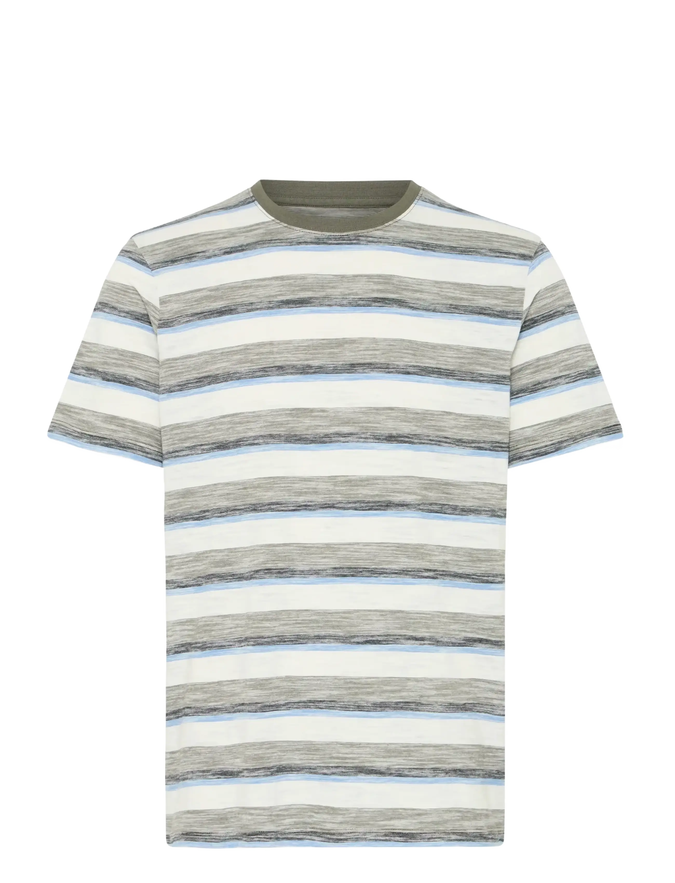 BLEND Bhkobe Stripe S/S Tee Grau - L - Herren