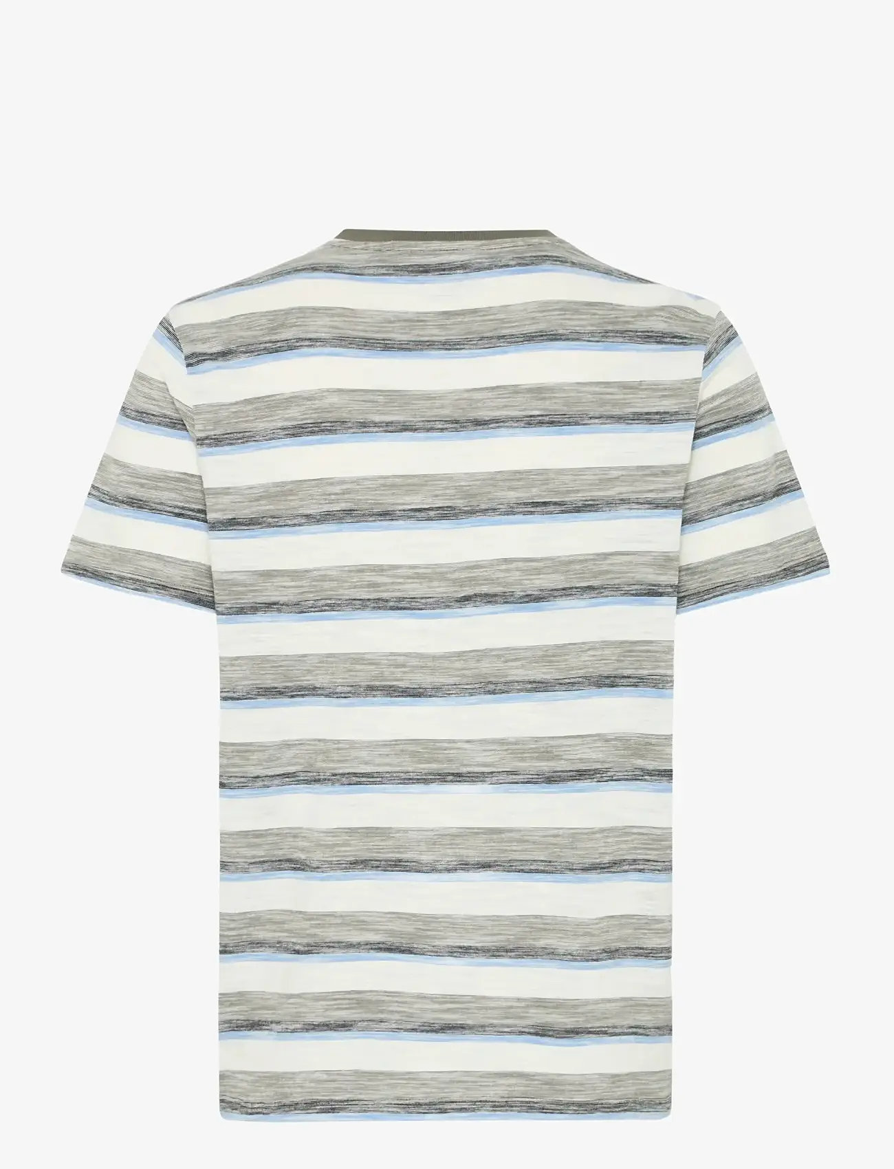 Blend - BHKOBE STRIPE S/S TEE - kortærmede t-shirts - dusty olive - 2
