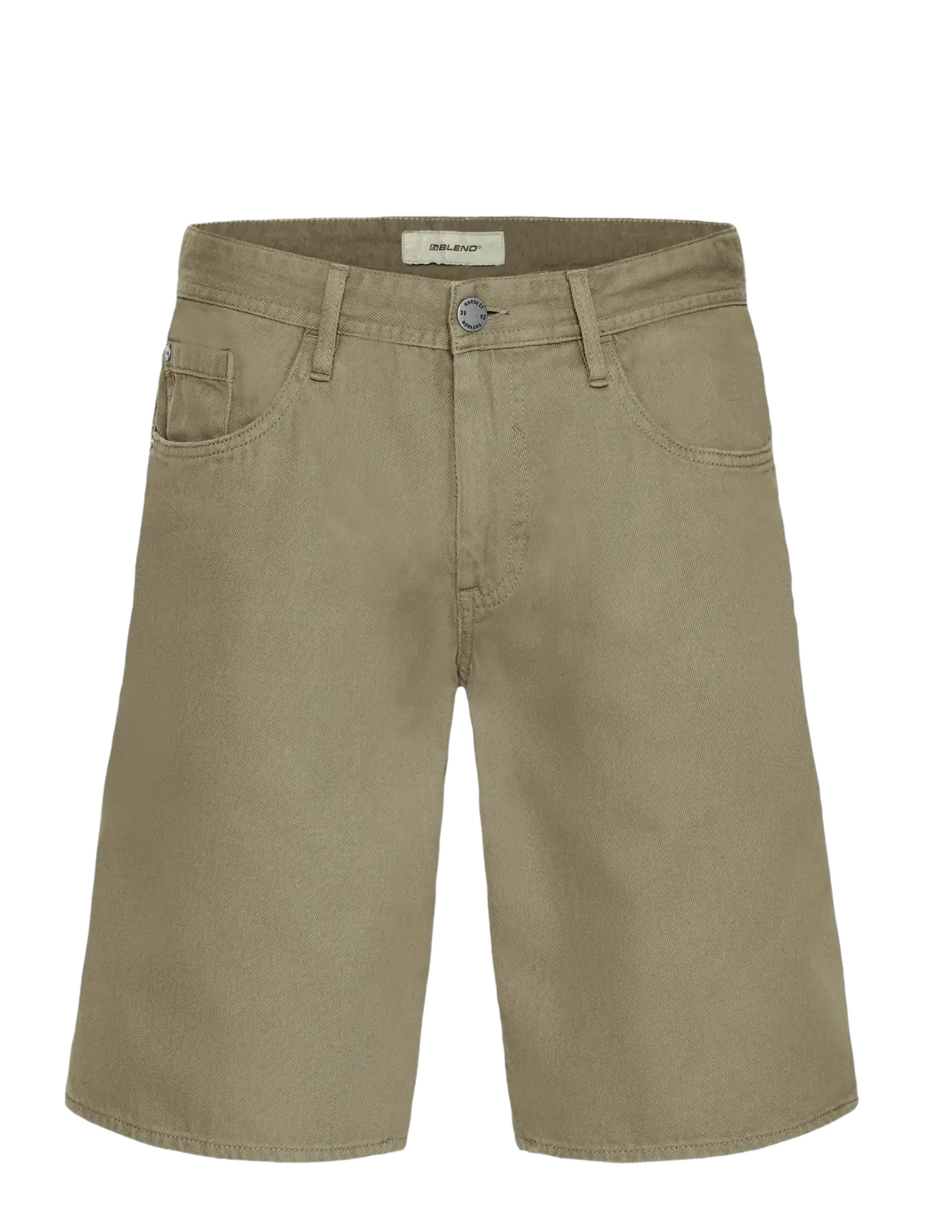 Blend BHBLIZZARD REG DENIMSHORTS - Clothing - DUSTY OLIVE / khaki/green