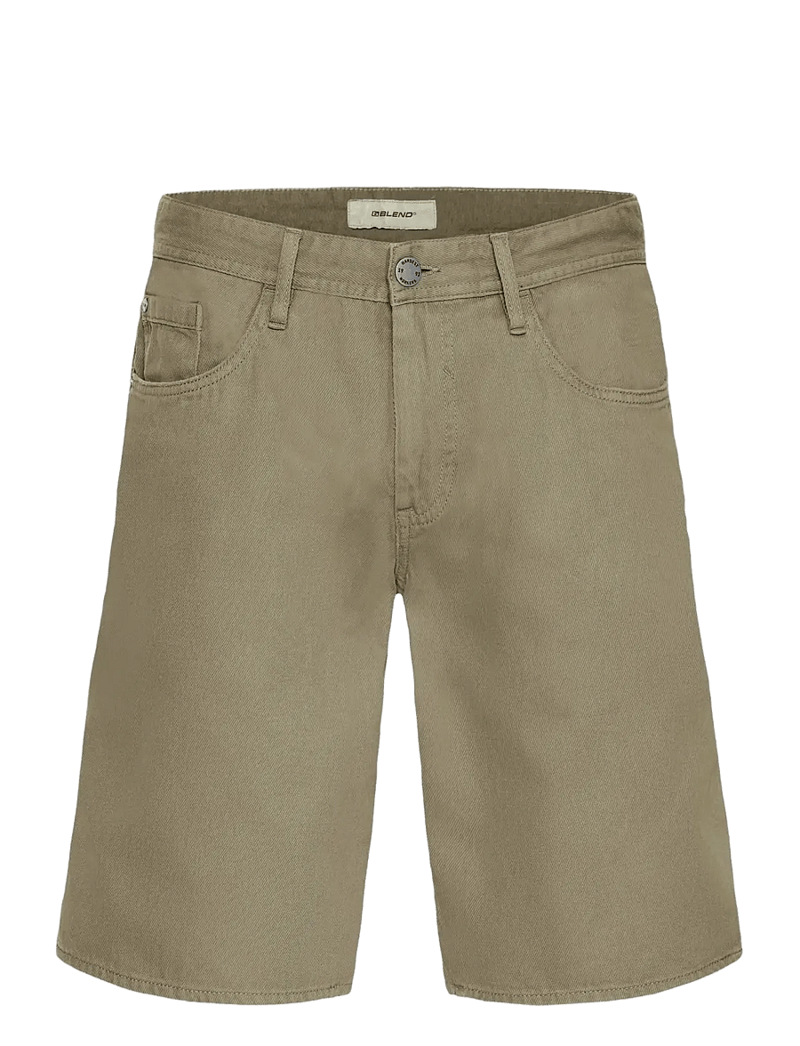 Blend - BHBLIZZARD REG DENIMSHORTS - jorts - dusty olive - 1