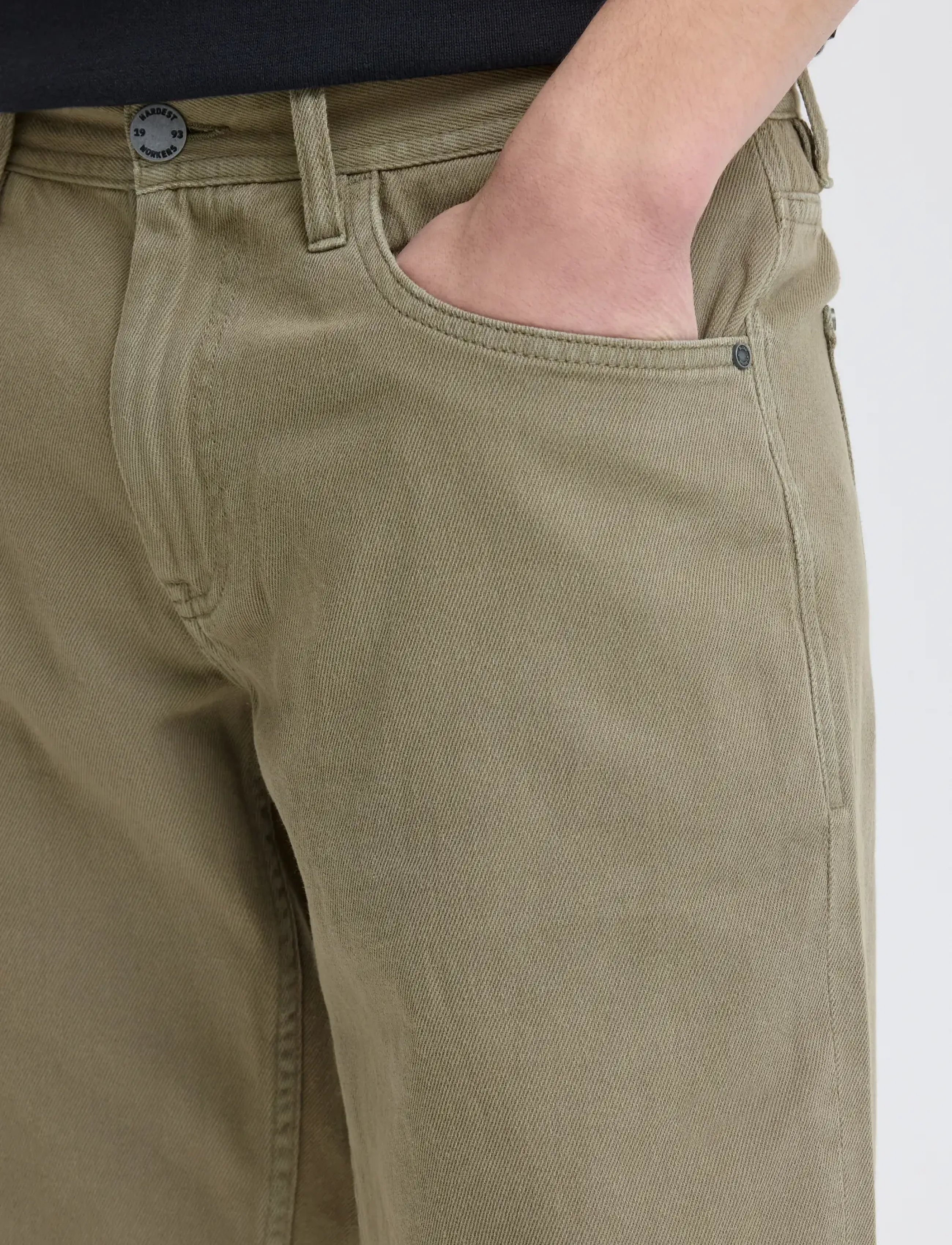 Blend - BHBLIZZARD REG DENIMSHORTS - alhaisimmat hinnat - dusty olive - 4