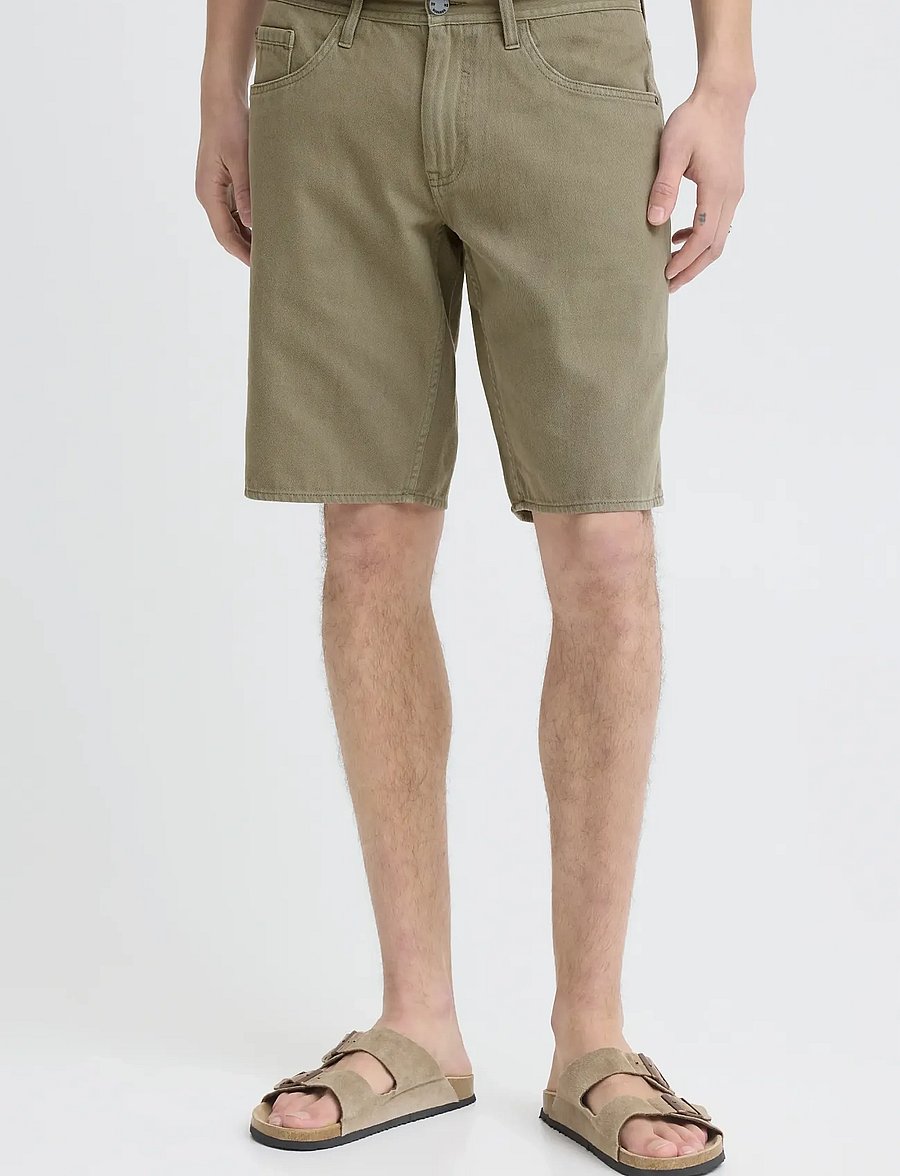 Blend - BHBLIZZARD REG DENIMSHORTS - jorts - dusty olive - 5