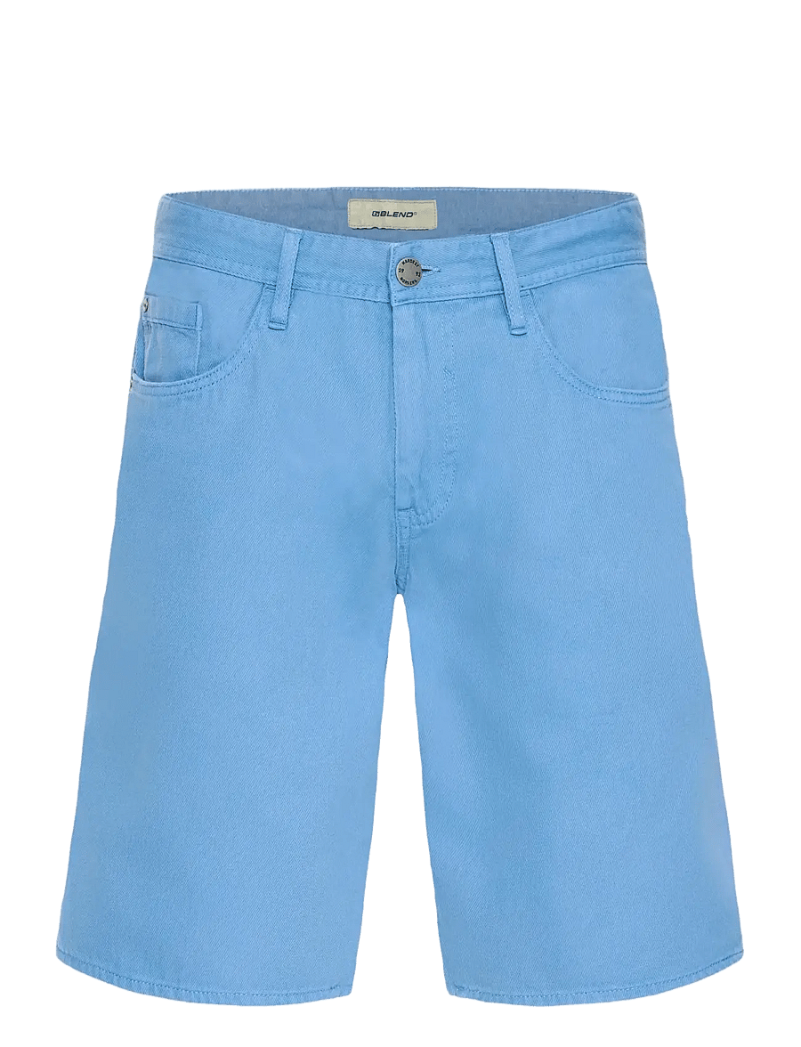 Blend - BHBLIZZARD REG DENIMSHORTS - lühikesed teksapüksid - lichen blue - 1