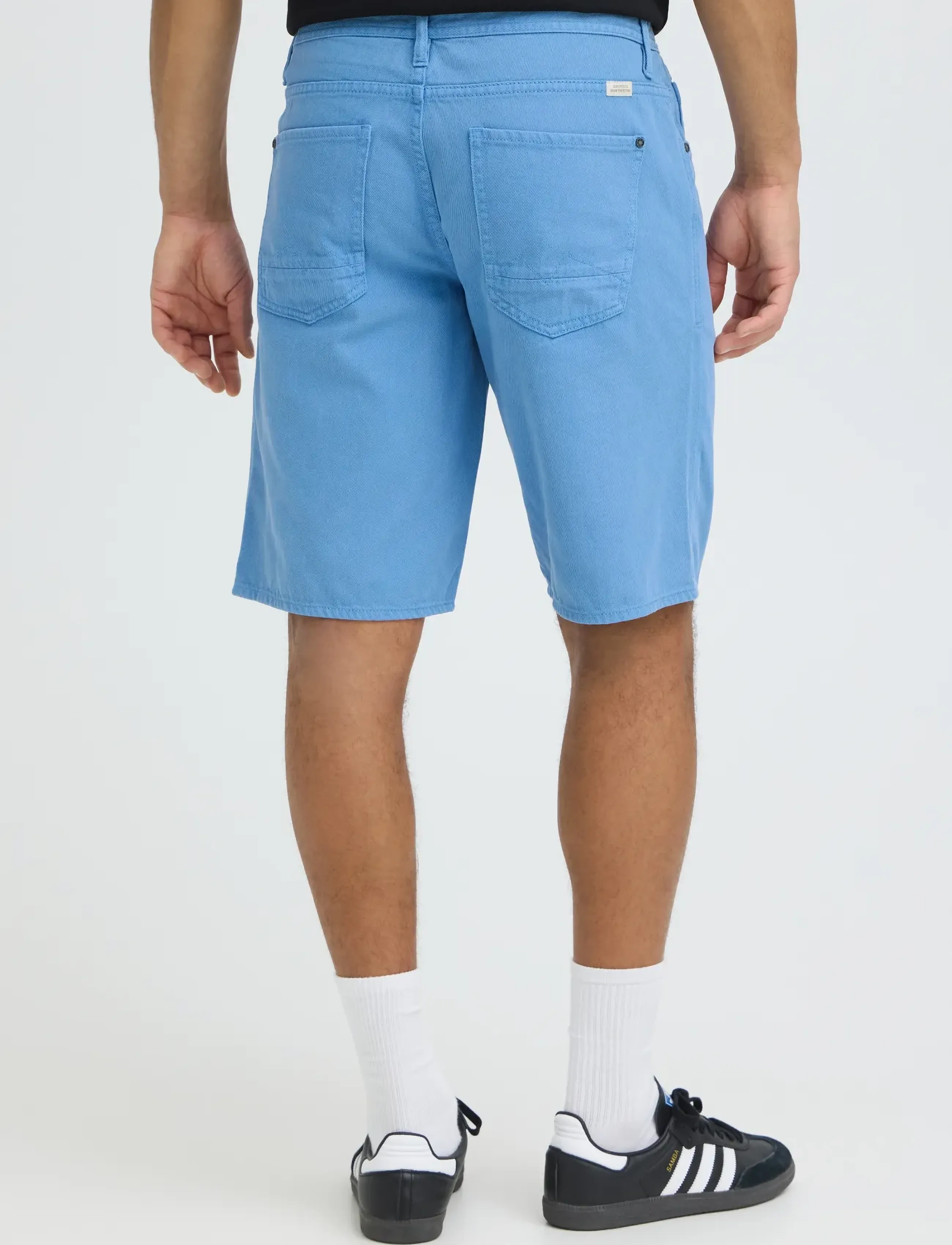 Blend - BHBLIZZARD REG DENIMSHORTS - lühikesed teksapüksid - lichen blue - 3