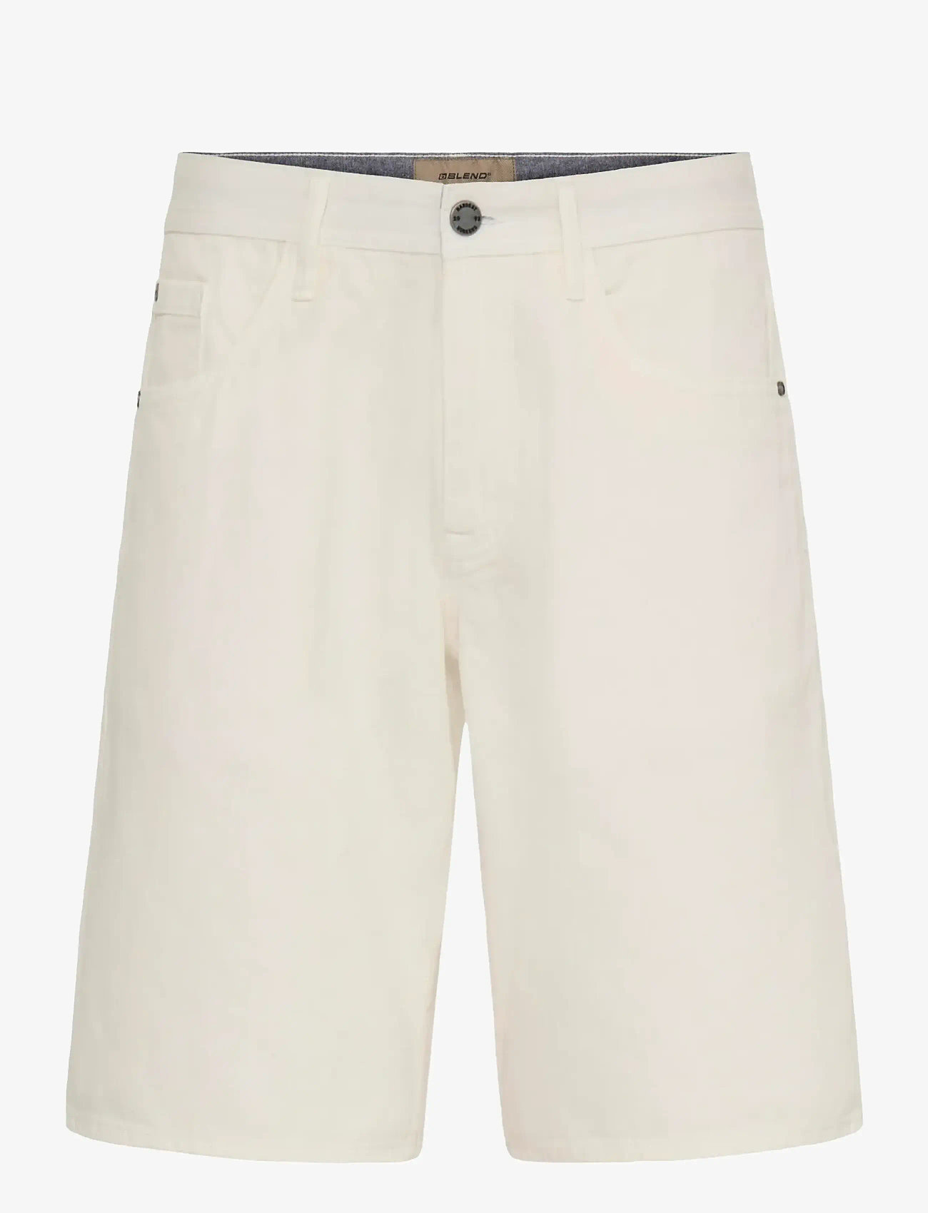 Blend - BHBLIZZARD REG DENIMSHORTS - jorts - snow white - 1