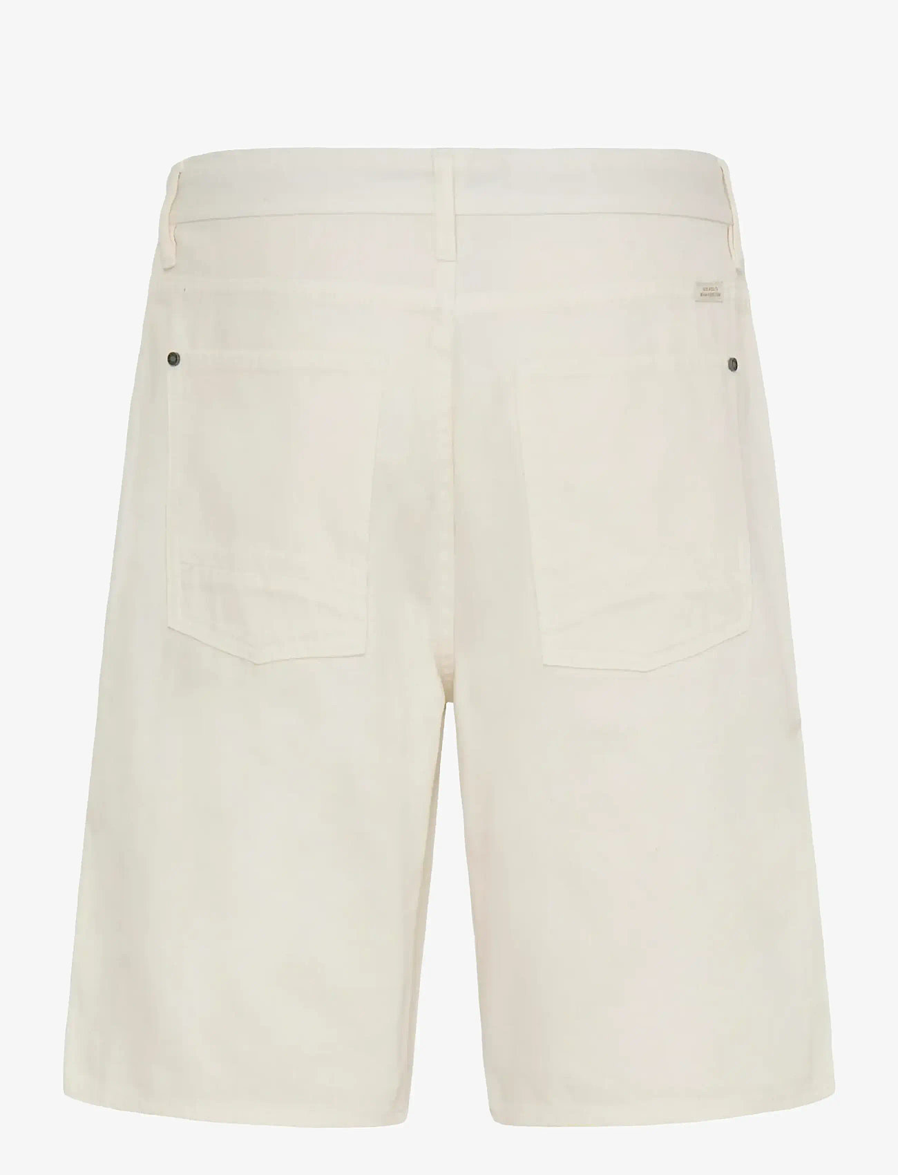 Blend - BHBLIZZARD REG DENIMSHORTS - jorts - snow white - 2