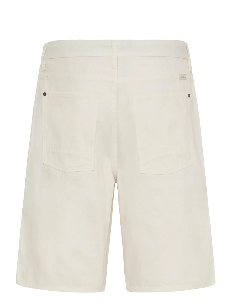 Blend - BHBLIZZARD REG DENIMSHORTS - jorts - snow white - 2