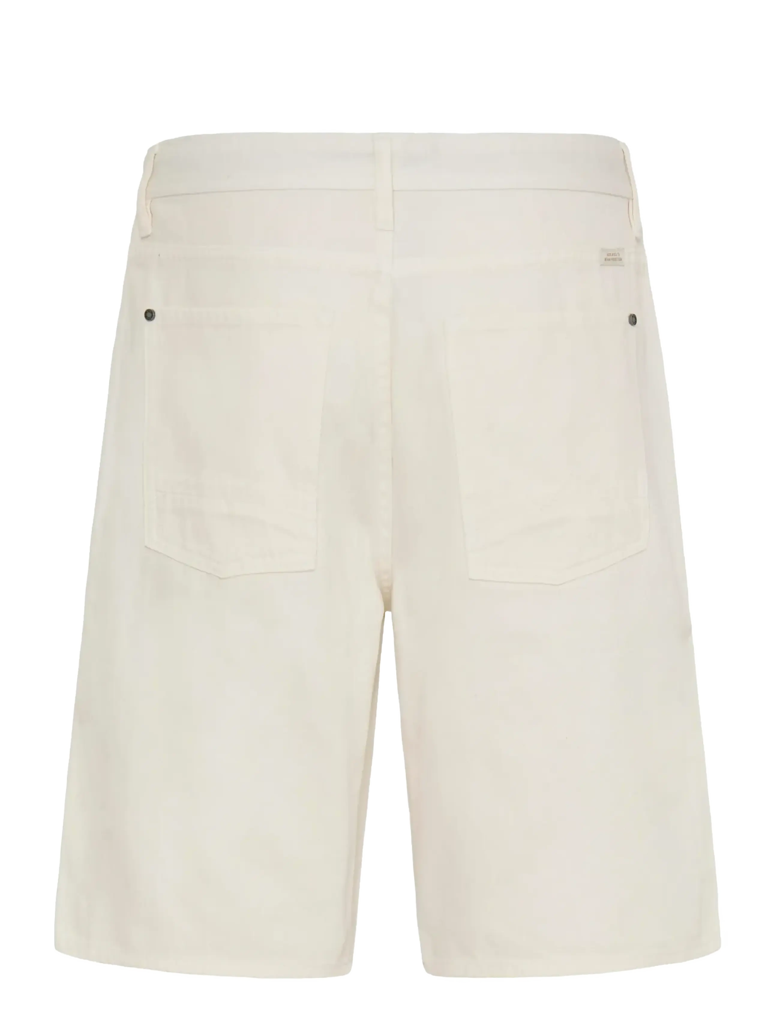 Blend - BHBLIZZARD REG DENIMSHORTS - jorts - snow white - 2