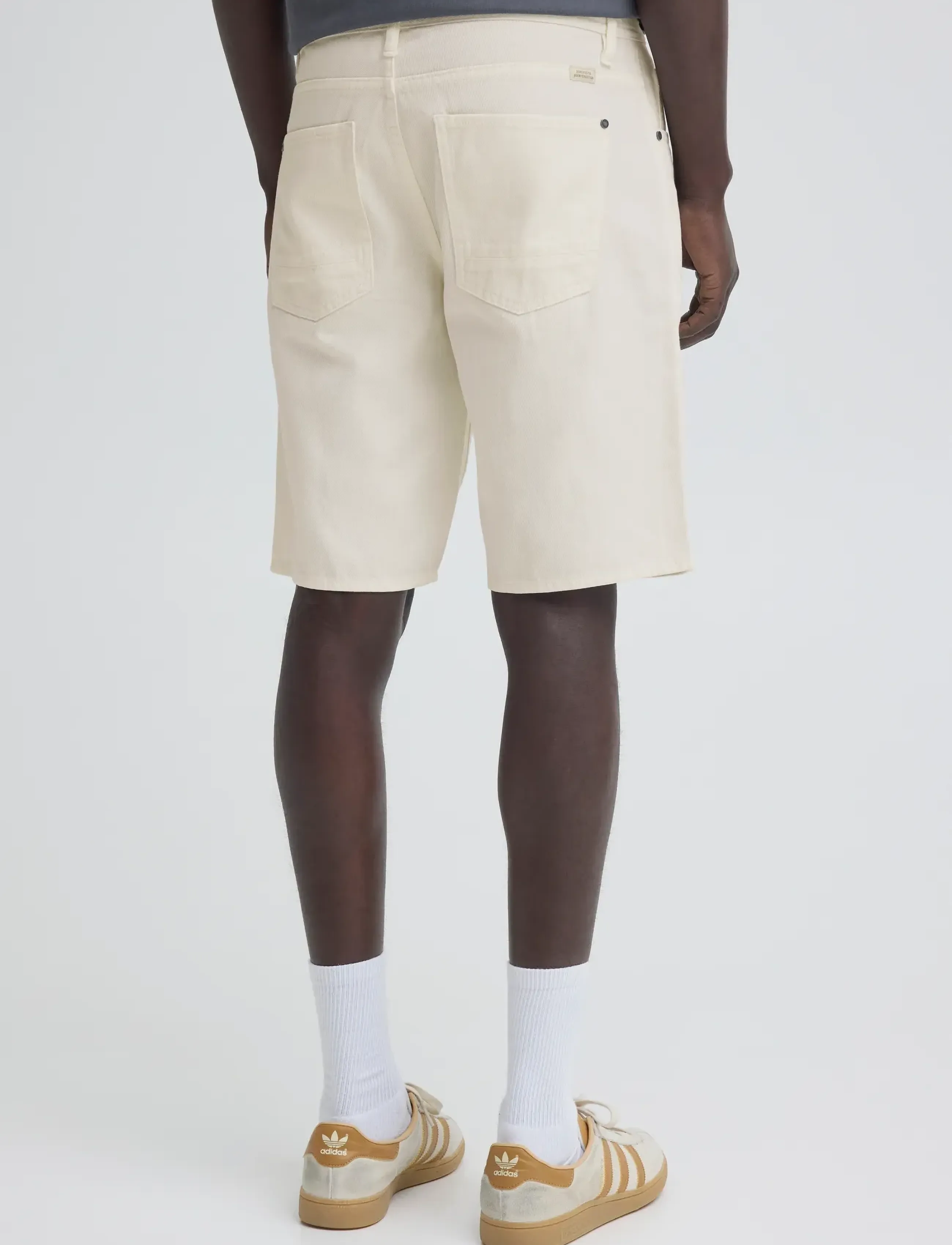 Blend - BHBLIZZARD REG DENIMSHORTS - jorts - snow white - 3