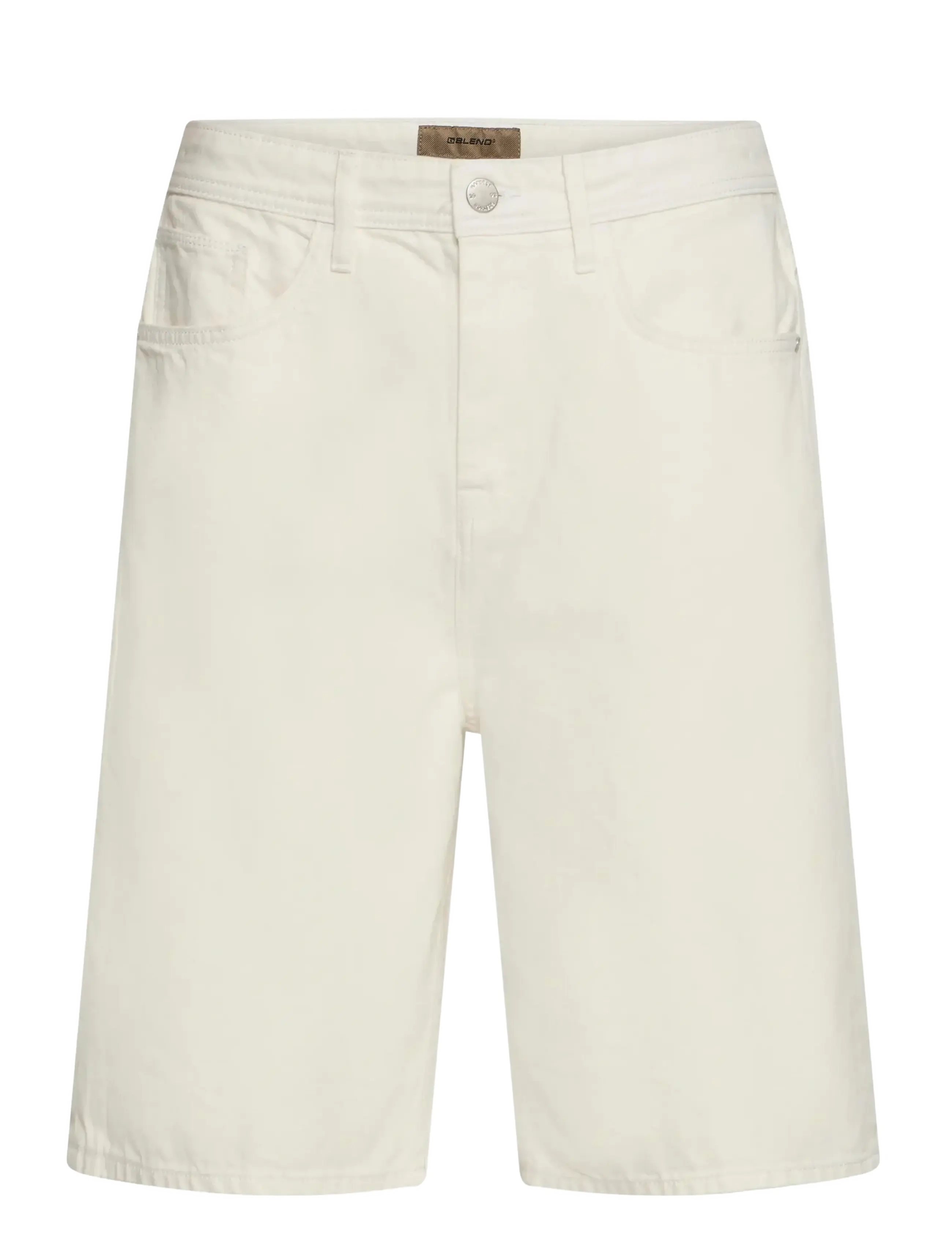 Blend BHBREEZE LOOSE DENIMSHORTS - Szorty - DENIM WHITE / cream