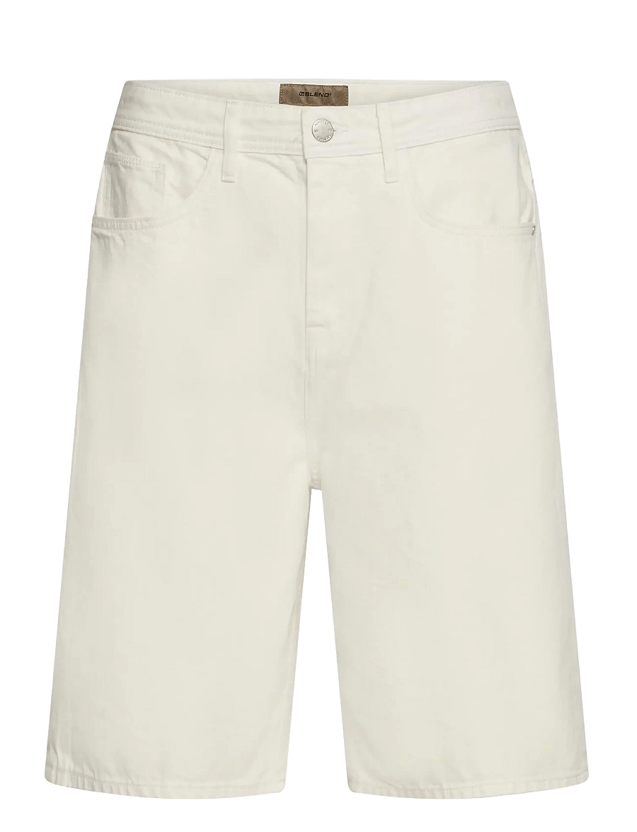 Blend - BHBREEZE LOOSE DENIMSHORTS - jorts - denim white - 1