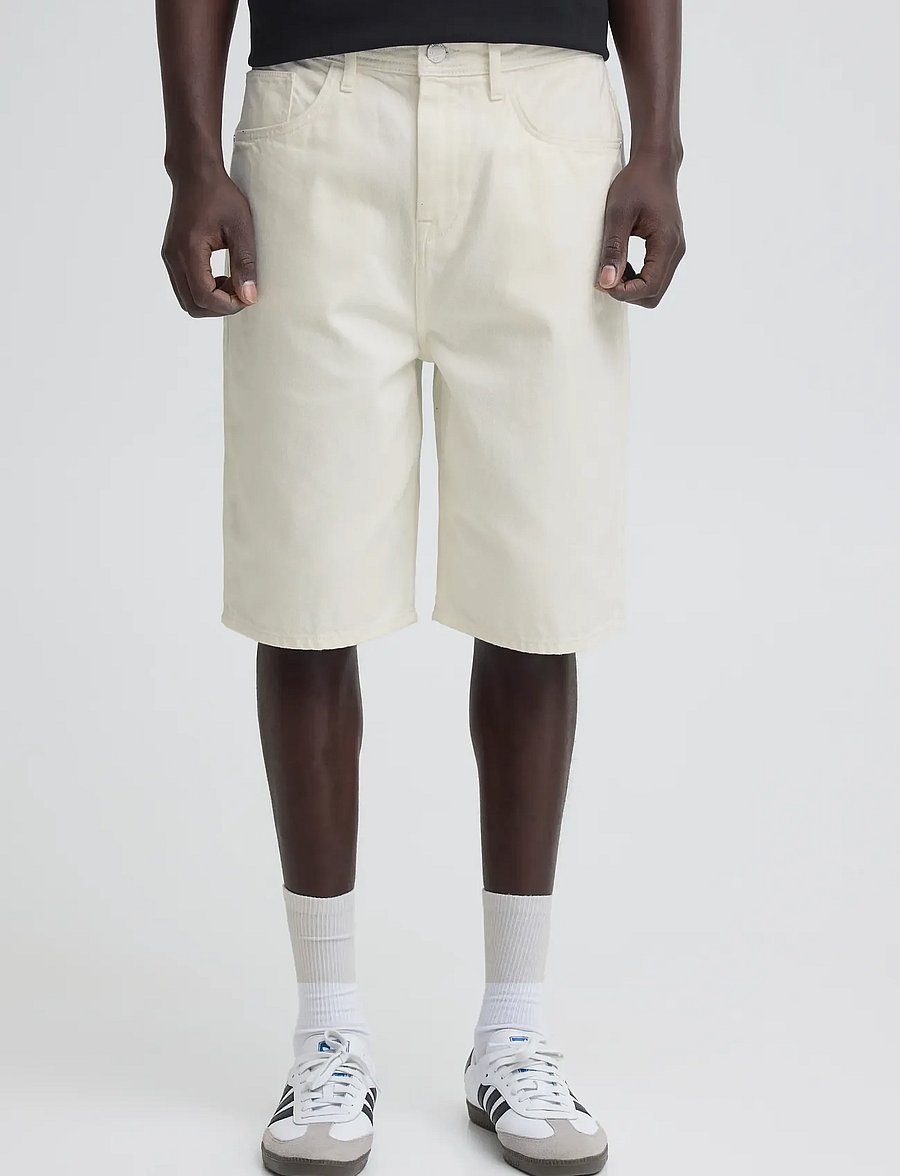 Blend - BHBREEZE LOOSE DENIMSHORTS - jorts - denim white - 5