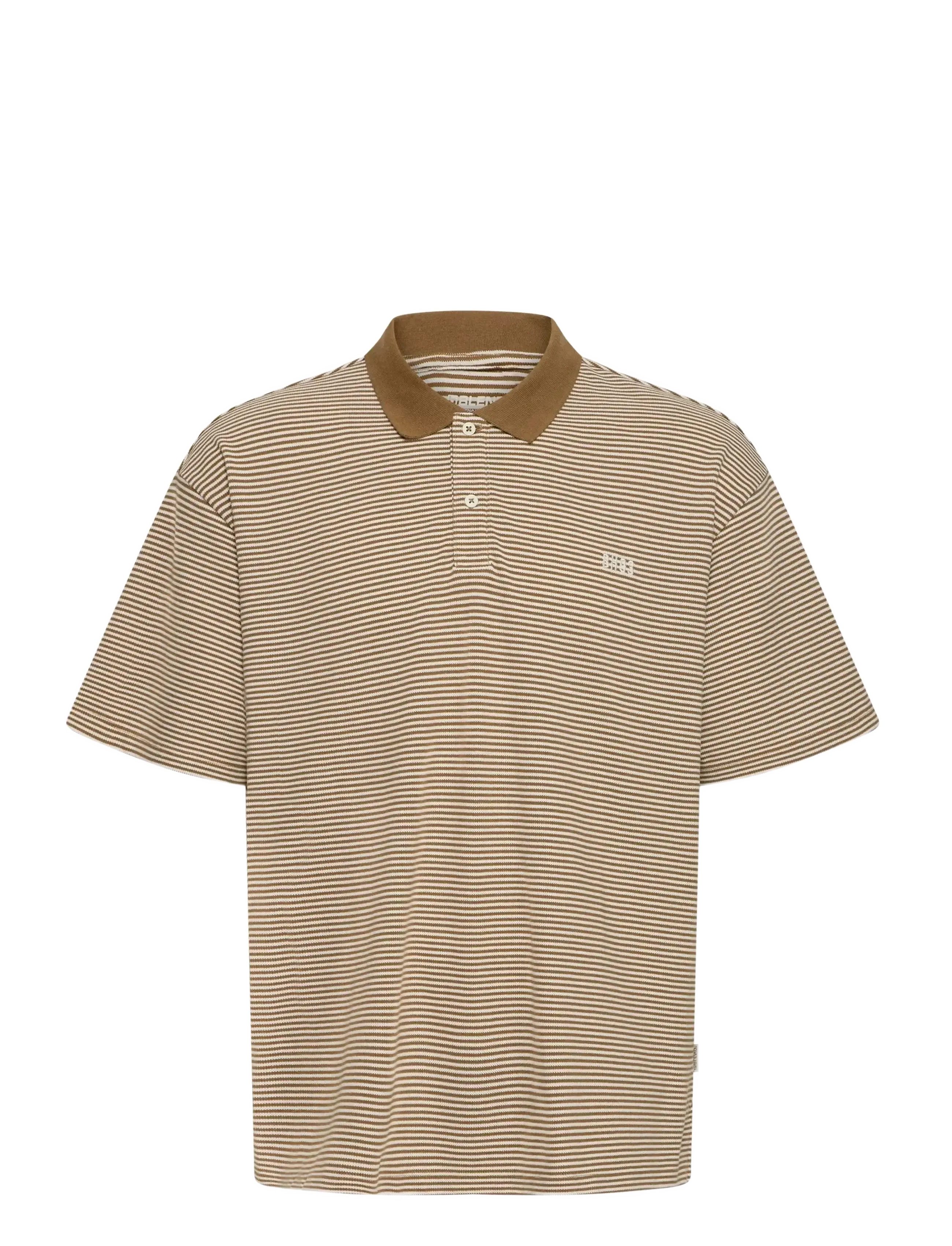 Blend Bheflorino Polo S/S, M, Polos, Braun - Short-sleeved, Männerswear
