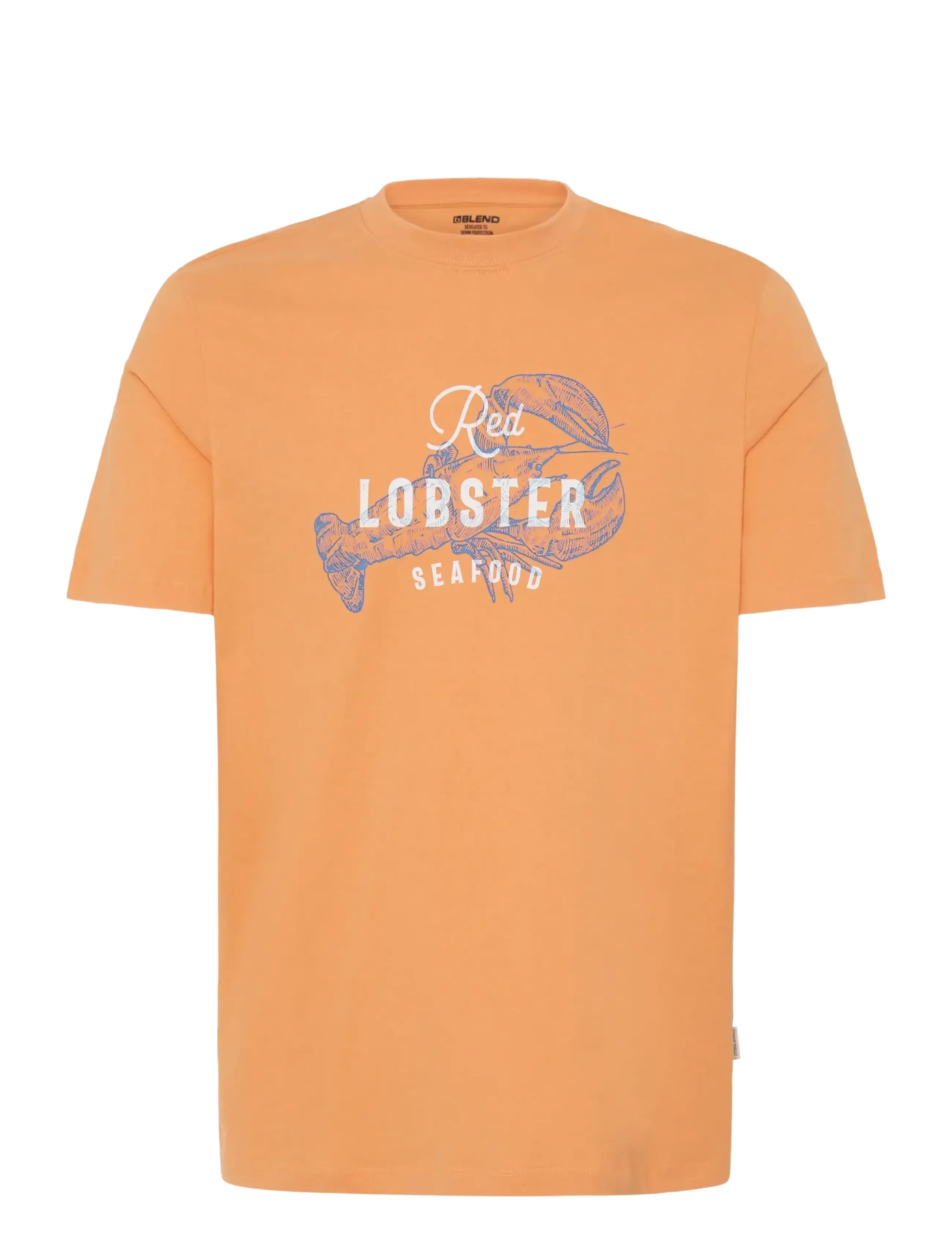 Blend BHKRISTOFF GRAPHIC S/S TEE - T-shirts - MUSKMELON / orange