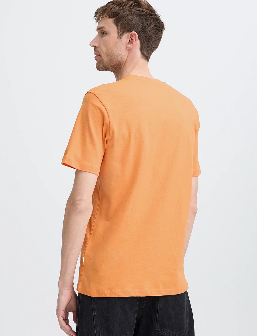 Blend - BHKRISTOFF GRAPHIC S/S TEE - short-sleeved t-shirts - muskmelon - 3