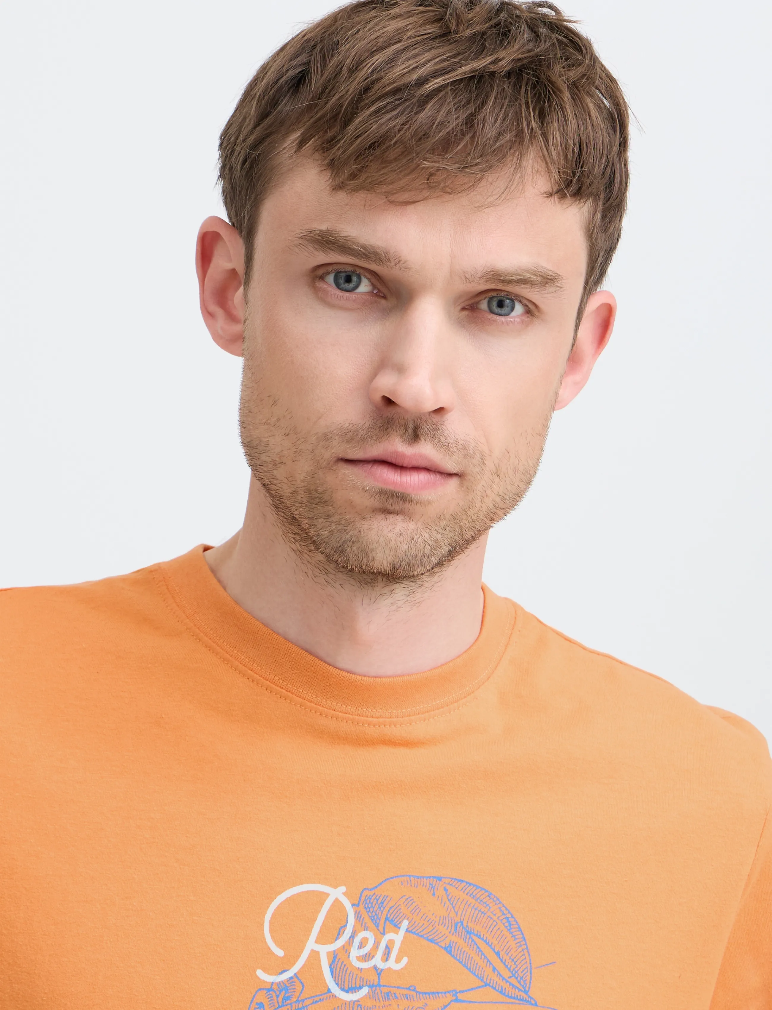 Blend - BHKRISTOFF GRAPHIC S/S TEE - madalaimad hinnad - muskmelon - 4