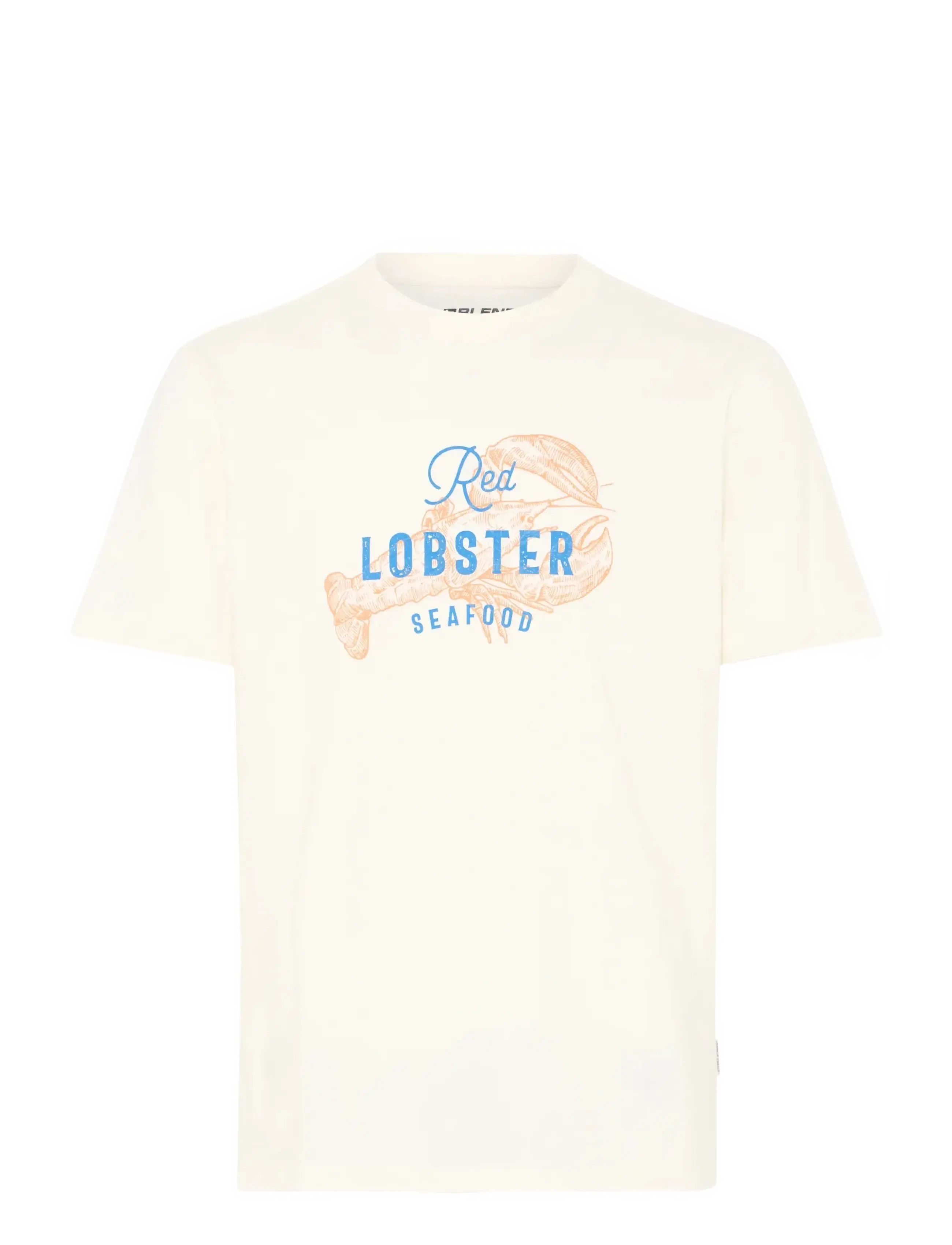 Blend BHKRISTOFF GRAPHIC S/S TEE - Tøj - VANILLA ICE / cream