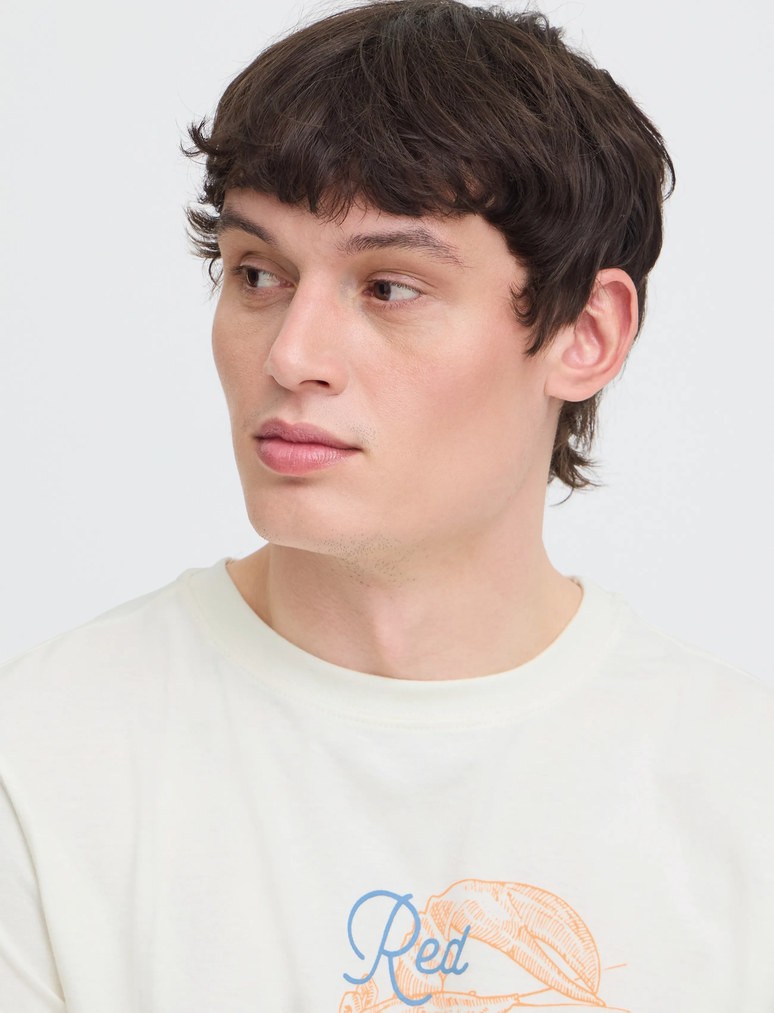 Blend - BHKRISTOFF GRAPHIC S/S TEE - die niedrigsten preise - vanilla ice - 4