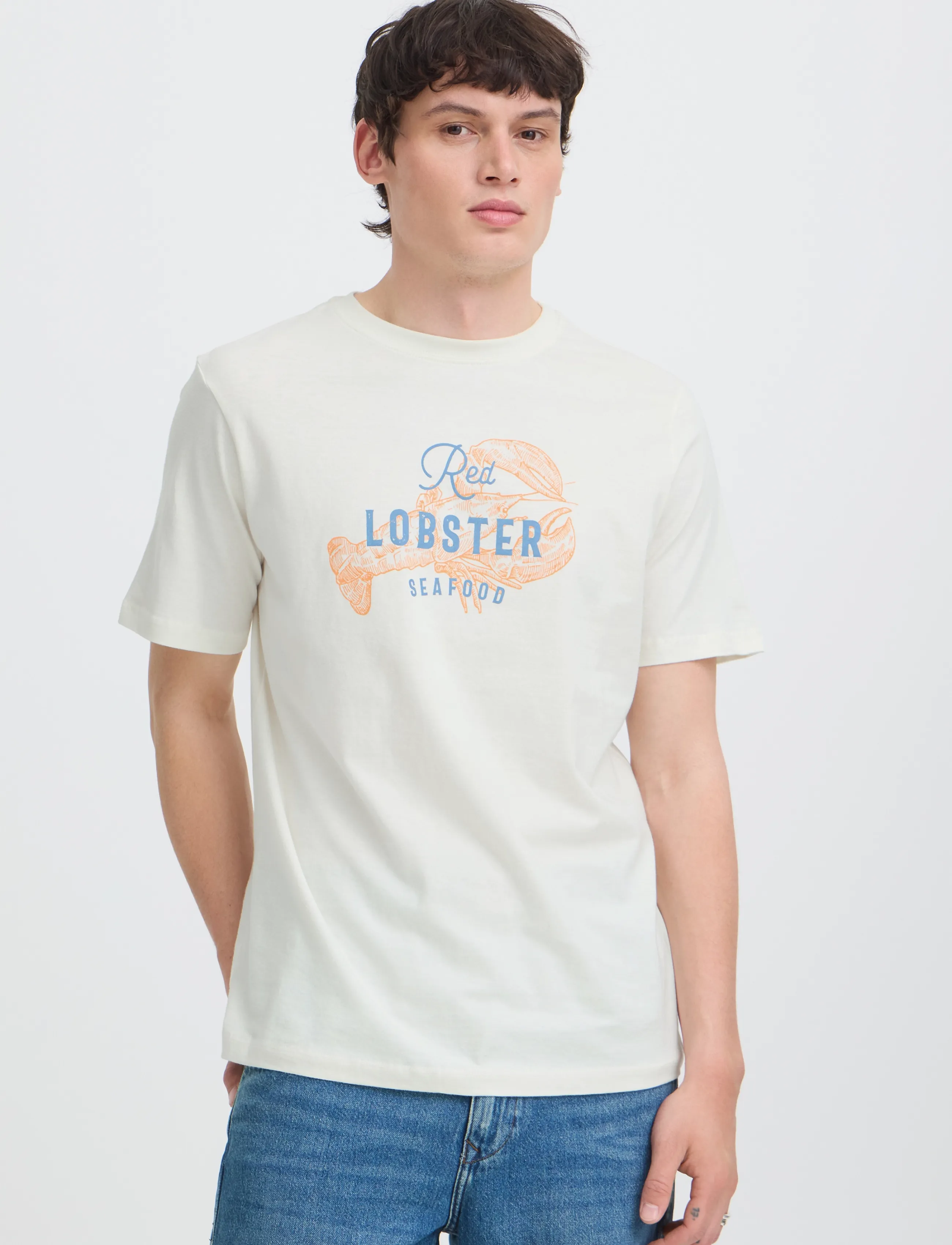 Blend - BHKRISTOFF GRAPHIC S/S TEE - die niedrigsten preise - vanilla ice - 5