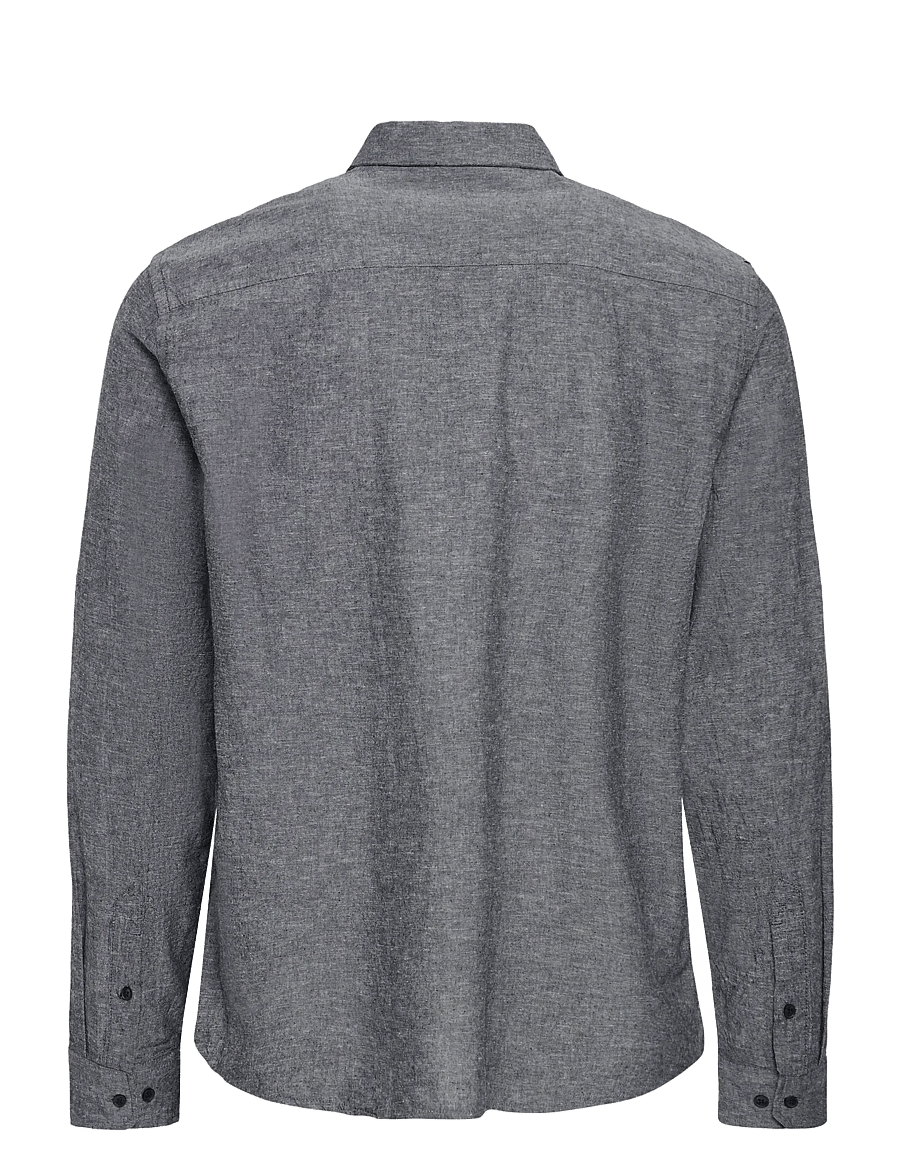 Blend - BHABAN SHIRT PP NOOS - linen shirts - black beauty - 2
