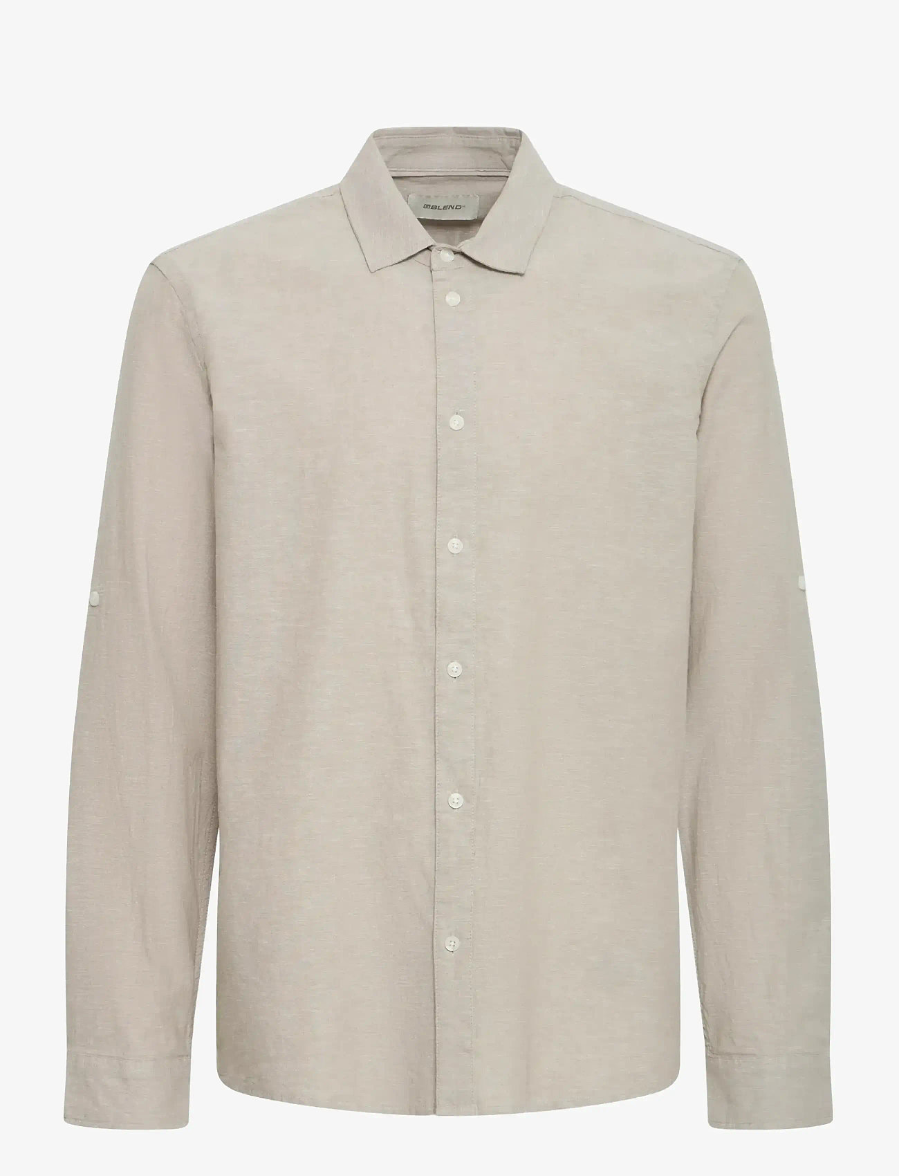 Blend - BHABAN SHIRT PP NOOS - hørskjorter - crockery - 1