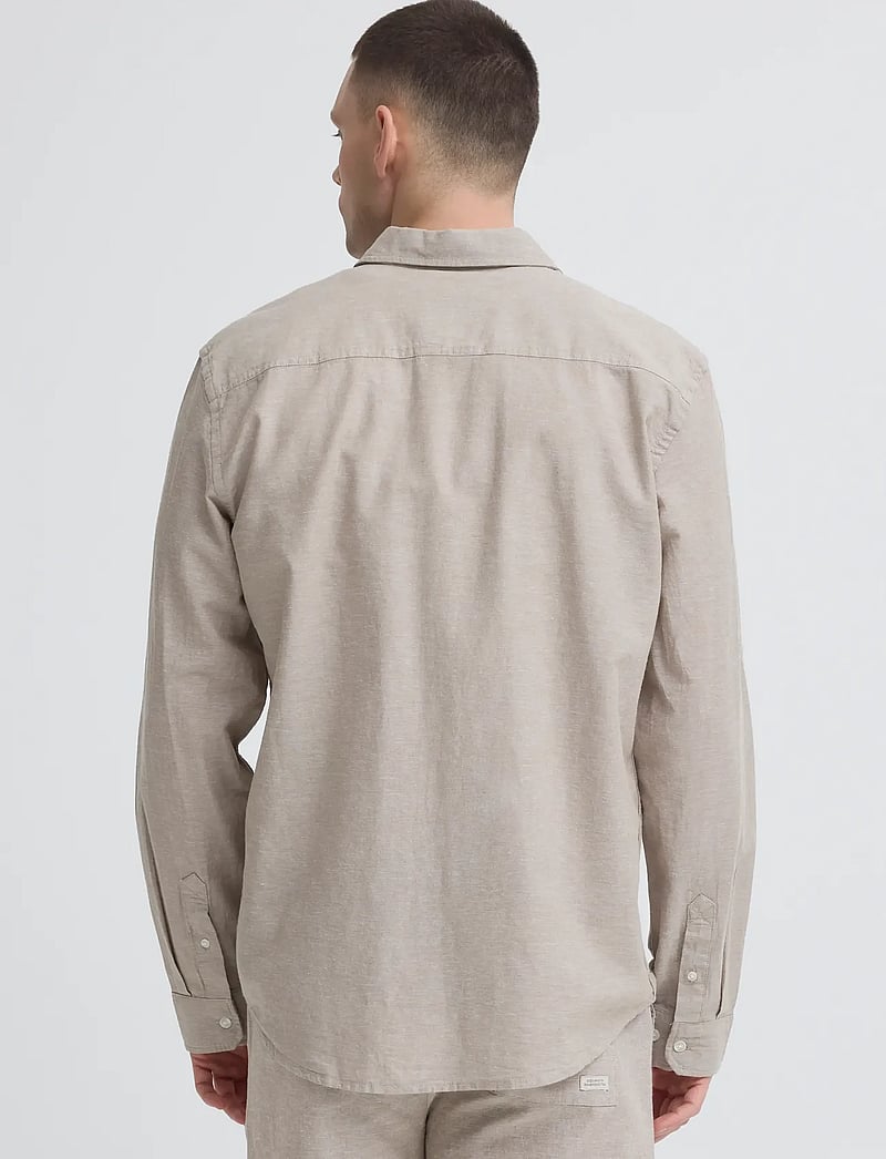 Blend - BHABAN SHIRT PP NOOS - hørskjorter - crockery - 3