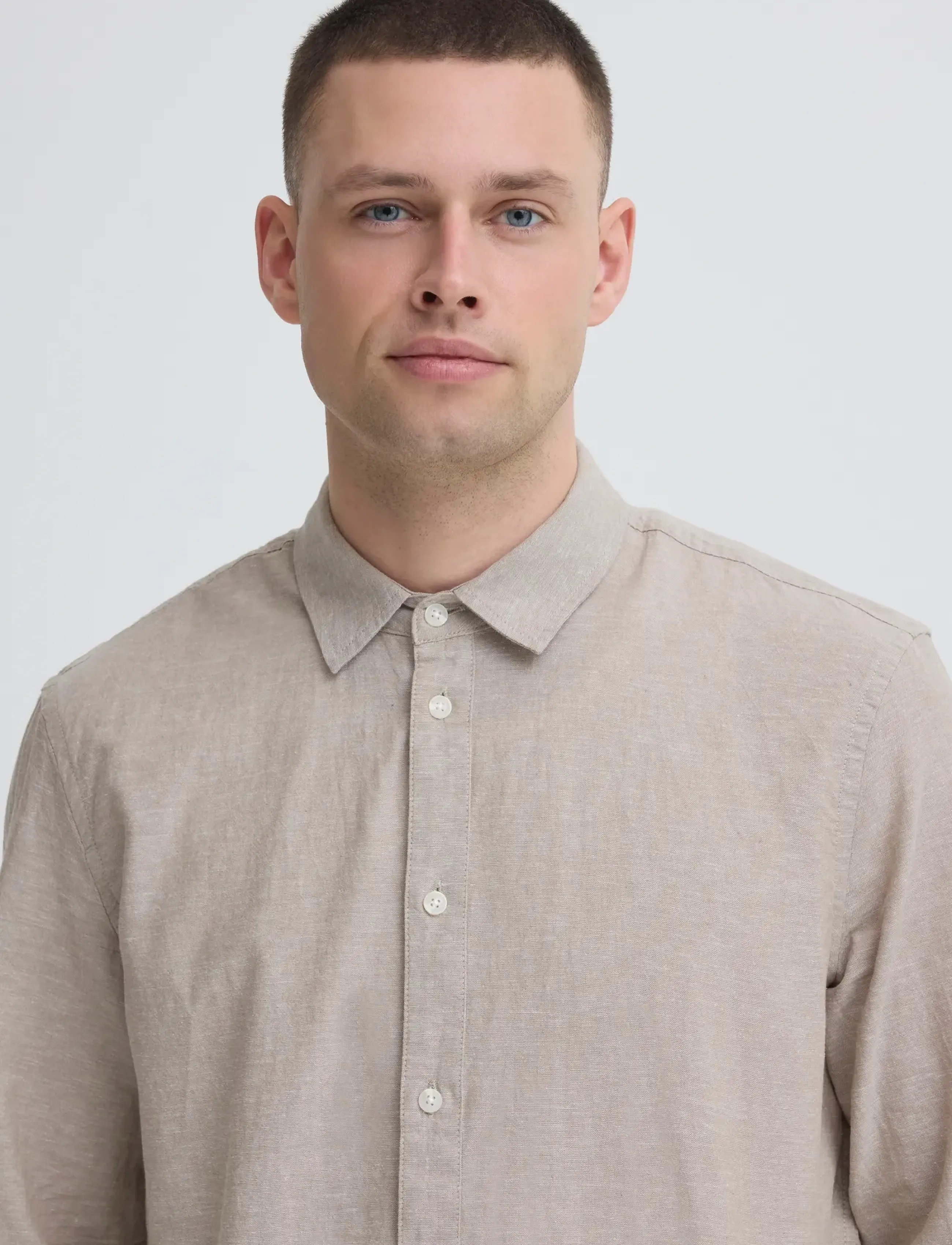 Blend - BHABAN SHIRT PP NOOS - linen shirts - crockery - 4
