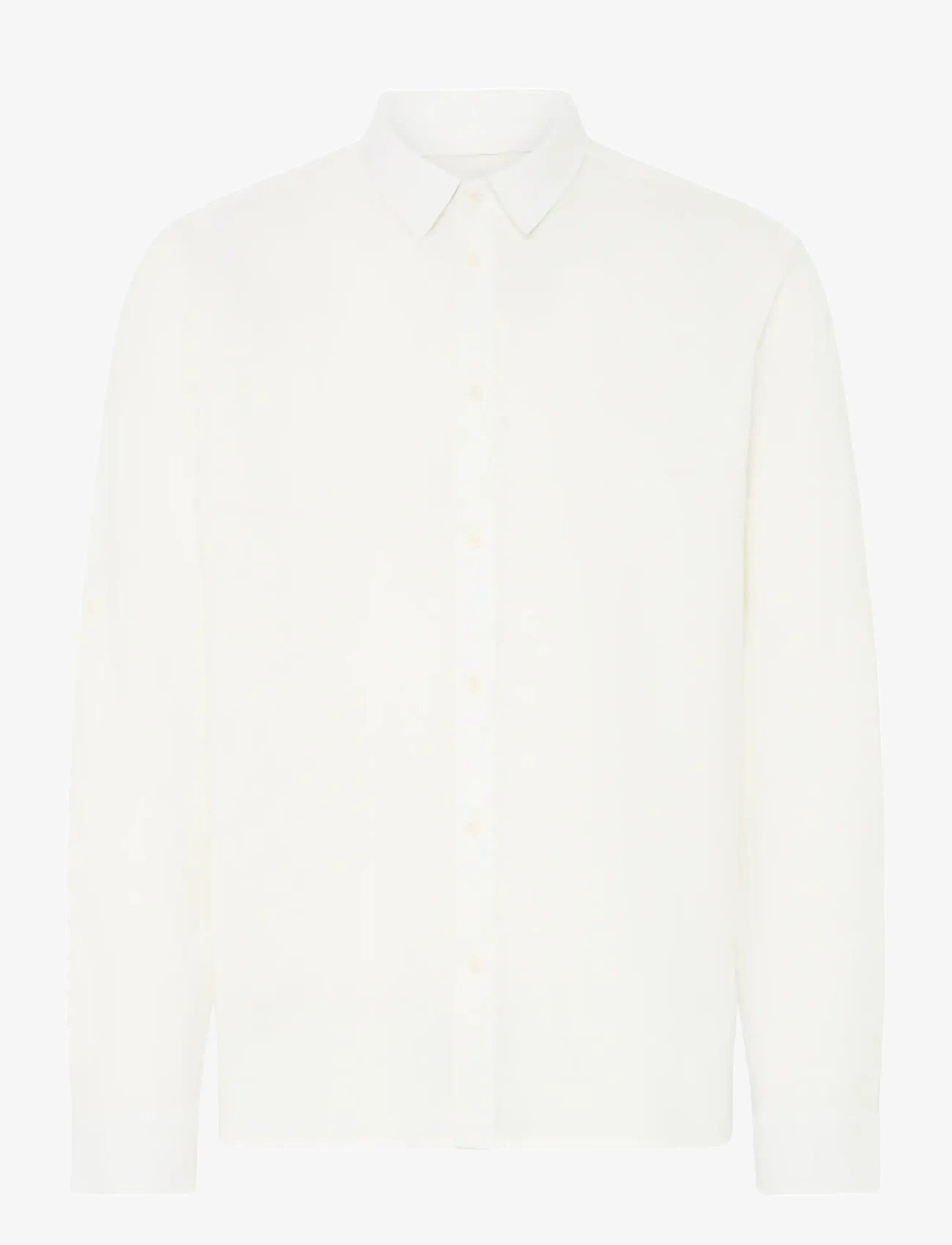 Blend - BHABAN SHIRT PP NOOS - hørskjorter - snow white - 1