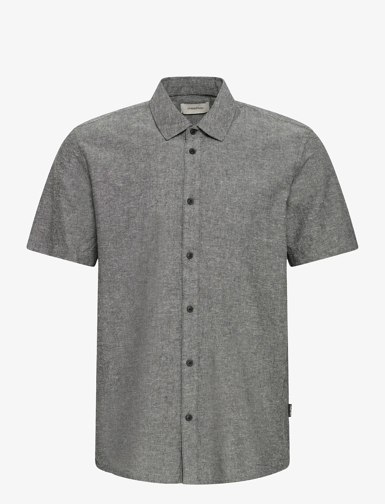 Blend - BHABAN SHIRT PP NOOS - leinenhemden - black beauty - 1