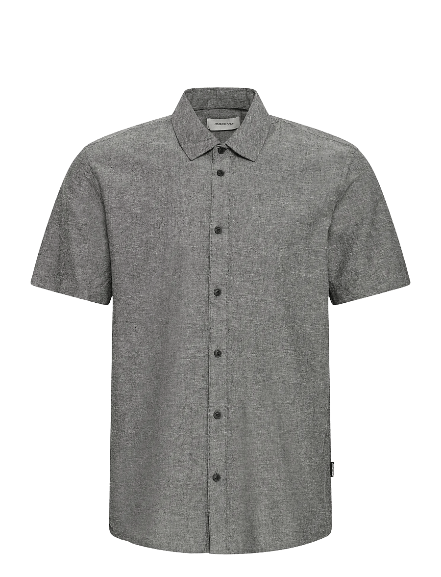 Blend - BHABAN SHIRT PP NOOS - hørskjorter - black beauty - 1
