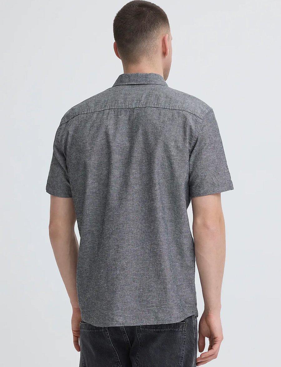 Blend - BHABAN SHIRT PP NOOS - hørskjorter - black beauty - 3