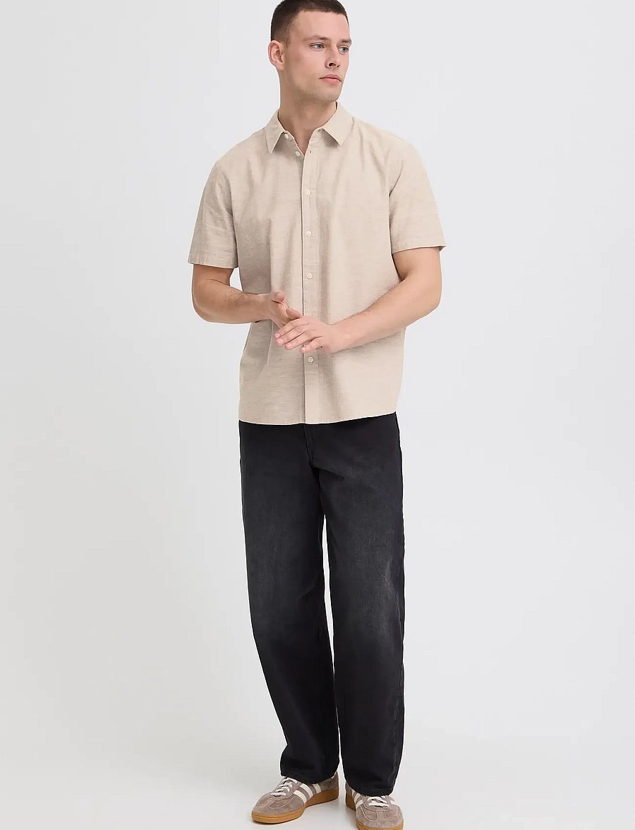 Blend - BHABAN SHIRT PP NOOS - linased särgid - crockery - 0